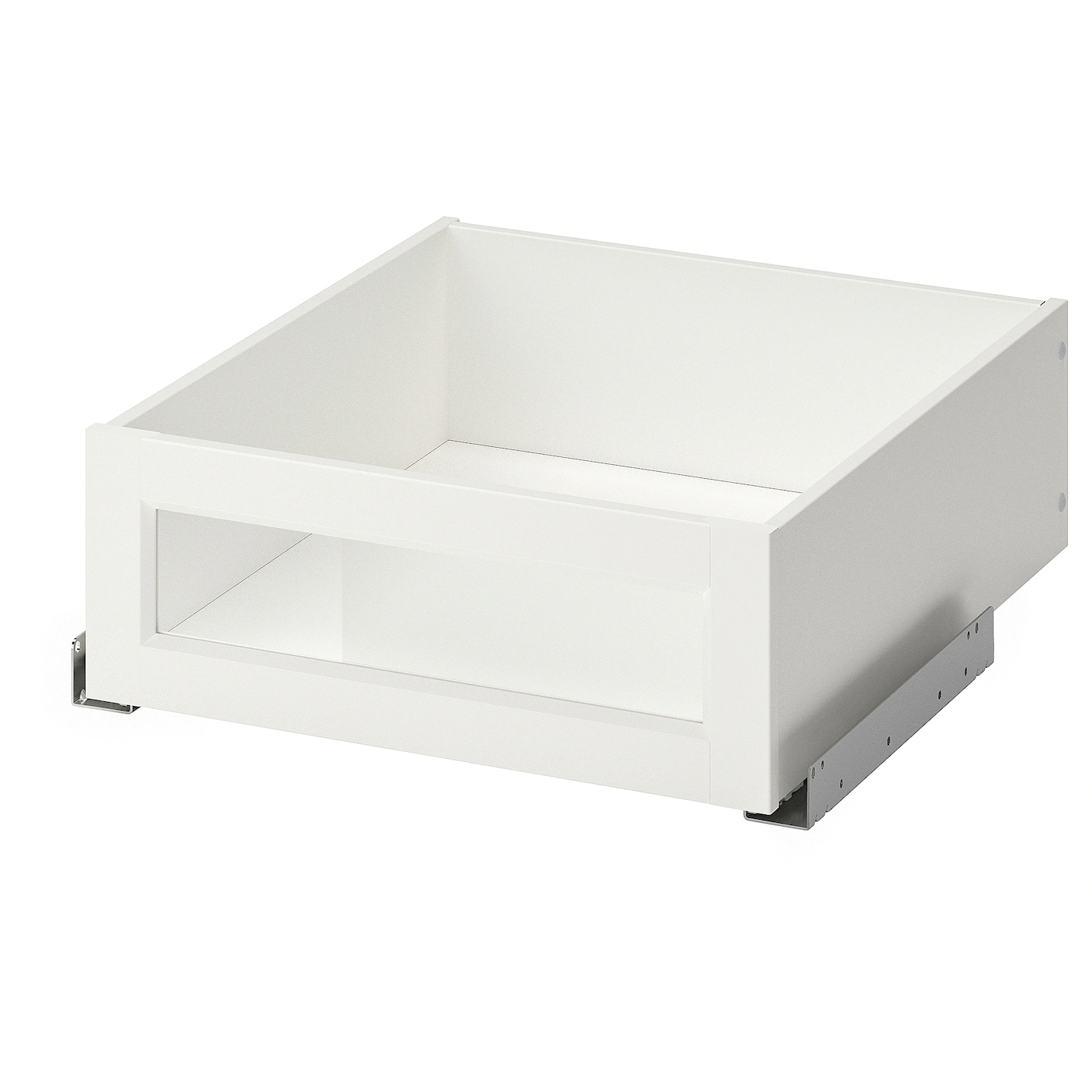 IKEA KOMPLEMENT Drawer With Framed Glass Front White 19 5/8x22 7/8 " 1 IKEA KOMPLEMENT Drawer With Framed Glass Front White 19 5/8x22 7/8 " -Ikea Storage solution systems Sales komplement drawer with framed glass front white 1106530 pe868762 s5