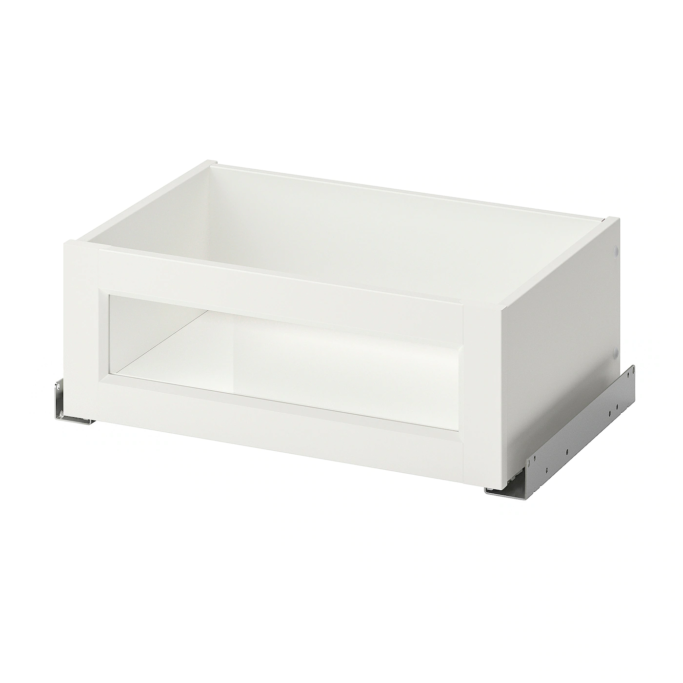 IKEA KOMPLEMENT Drawer With Framed Glass Front White 19 5/8x13 3/4 " 2 IKEA KOMPLEMENT Drawer With Framed Glass Front White 19 5/8x13 3/4 " -Ikea Storage solution systems Sales komplement drawer with framed glass front white 1106538 pe868770 s5