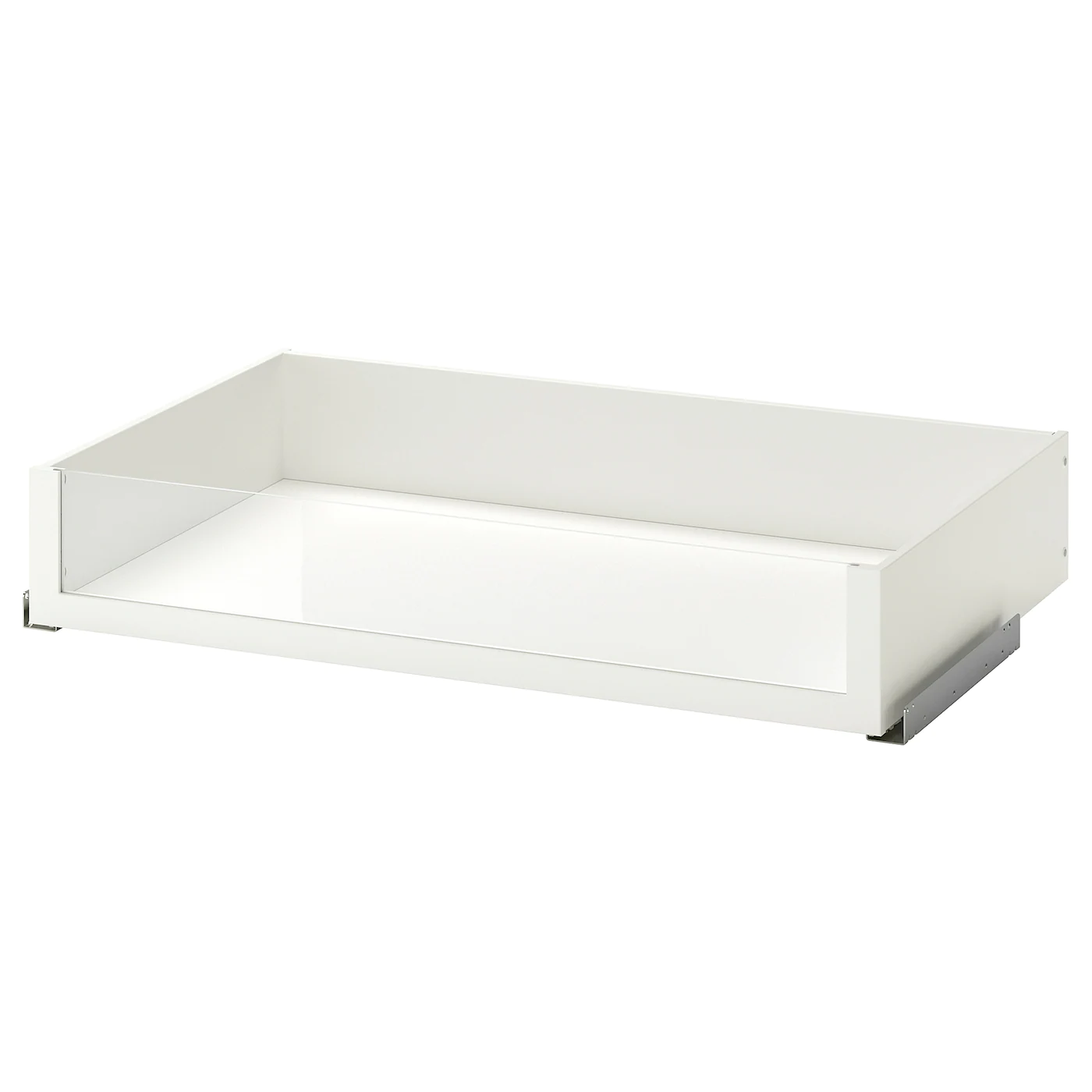 IKEA KOMPLEMENT Drawer With Glass Front White 39 3/8x22 7/8 "