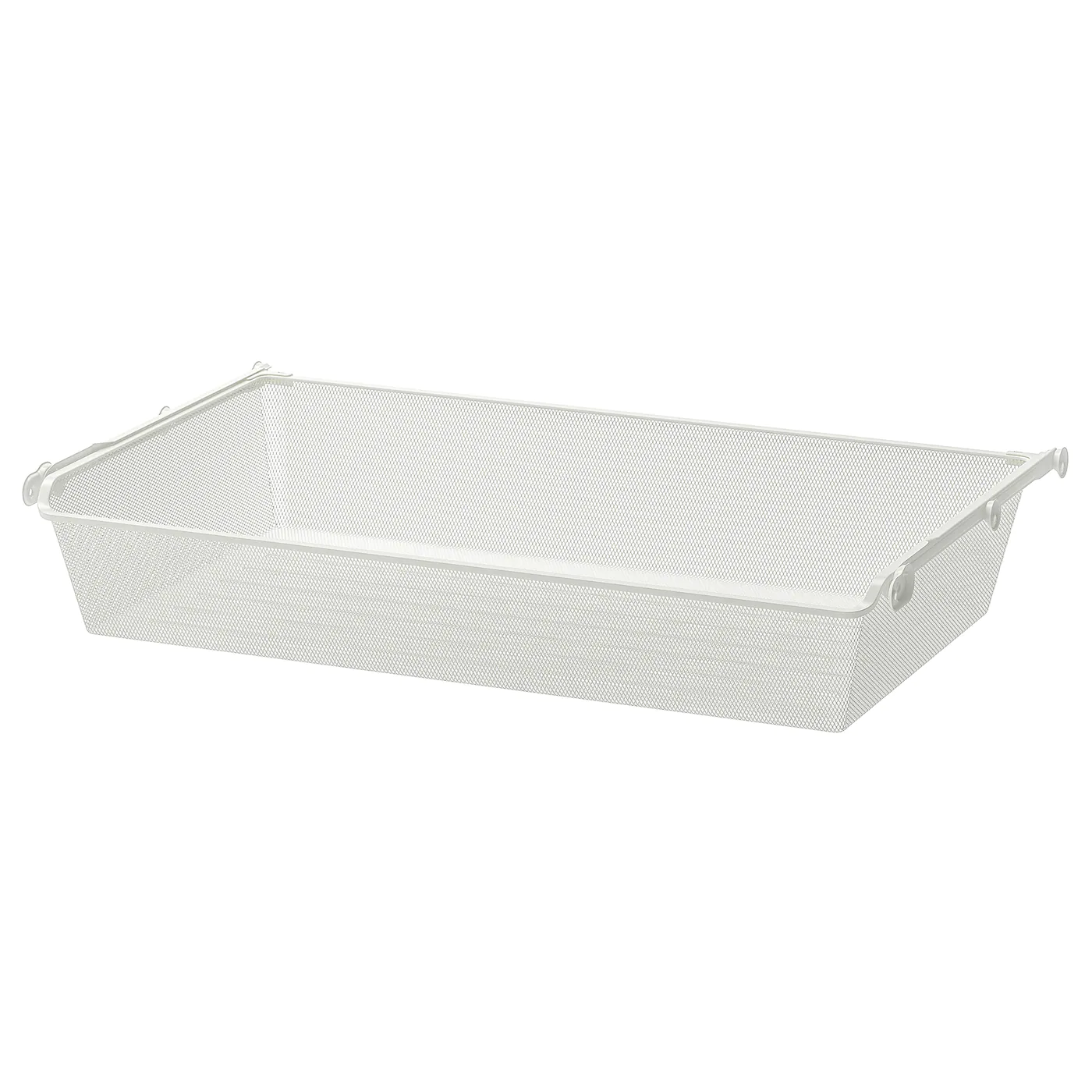 IKEA KOMPLEMENT Mesh Basket With Pullout Rail White 39 3/8x22 7/8 " 1 IKEA KOMPLEMENT Mesh Basket With Pullout Rail White 39 3/8x22 7/8 " -Ikea Storage solution systems Sales komplement mesh basket with pull out rail white 0643760 pe702088 s5