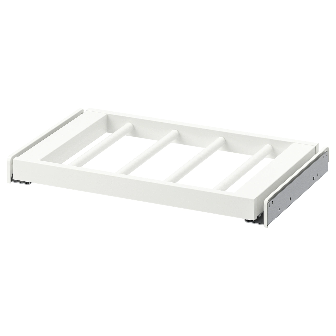 IKEA KOMPLEMENT Pullout Pants Hanger White 19 5/8x13 3/4 " -Ikea Storage solution systems Sales komplement pull out pants hanger white 0797593 pe766931 s5