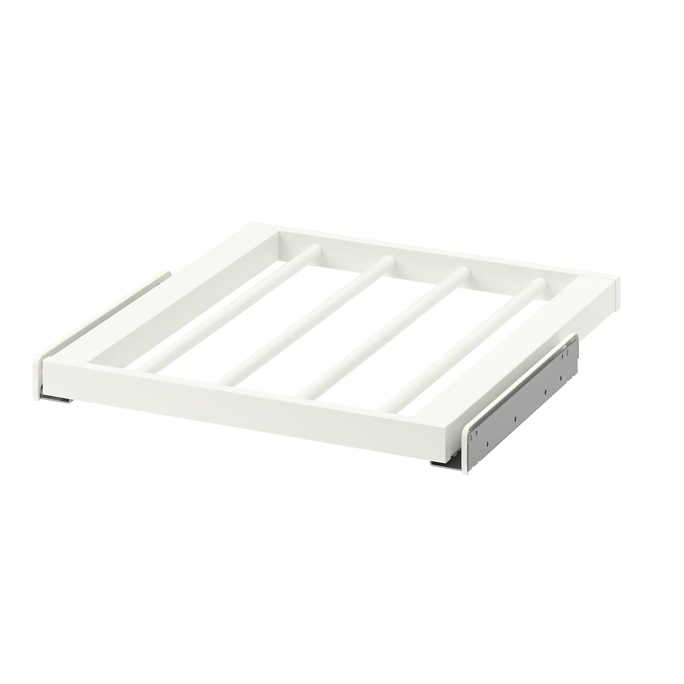 IKEA KOMPLEMENT Pullout Pants Hanger White 19 5/8x22 7/8 " -Ikea Storage solution systems Sales komplement pull out pants hanger white 0797600 pe766934 s5