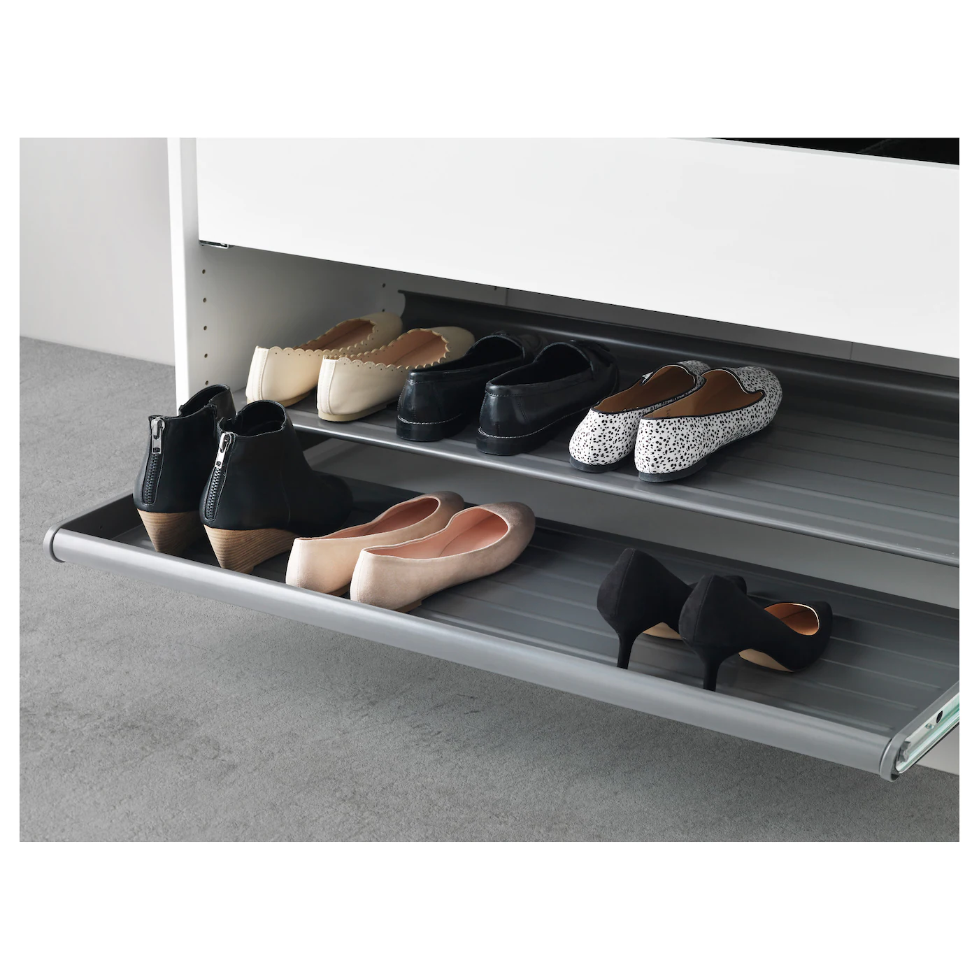 IKEA KOMPLEMENT Pullout Shoe Shelf Dark Gray 39 3/8x22 7/8 " 5 IKEA KOMPLEMENT Pullout Shoe Shelf Dark Gray 39 3/8x22 7/8 " - Image 3