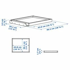 IKEA KOMPLEMENT Pullout Tray White 19 5/8x13 3/4 " 11 IKEA KOMPLEMENT Pullout Tray White 19 5/8x13 3/4 " -Ikea Storage solution systems Sales komplement pull out tray white 0688952 pe722736 s5