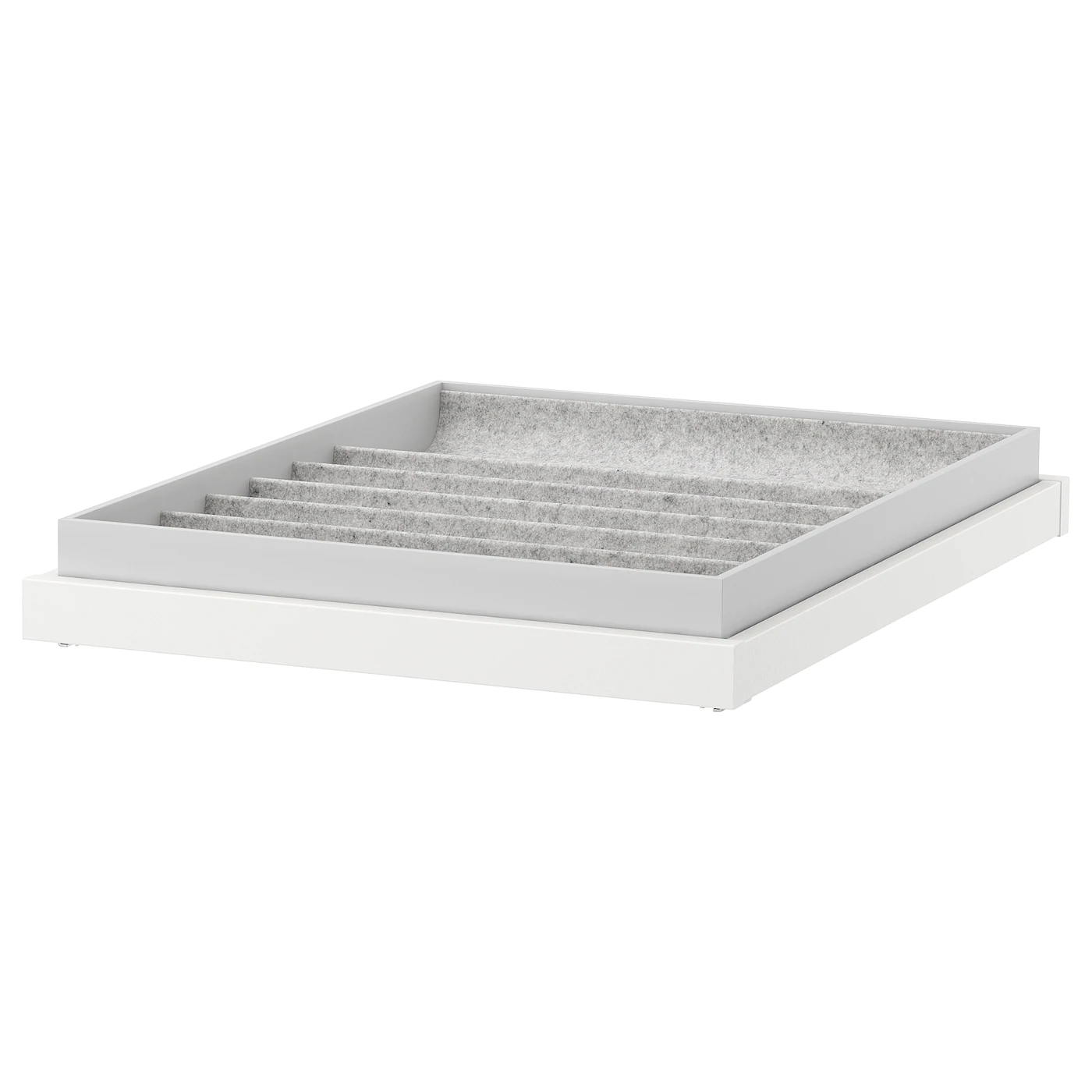 IKEA KOMPLEMENT Pullout Tray With Insert White 19 5/8x22 7/8 " -Ikea Storage solution systems Sales komplement pull out tray with insert white 0578740 pe670994 s5