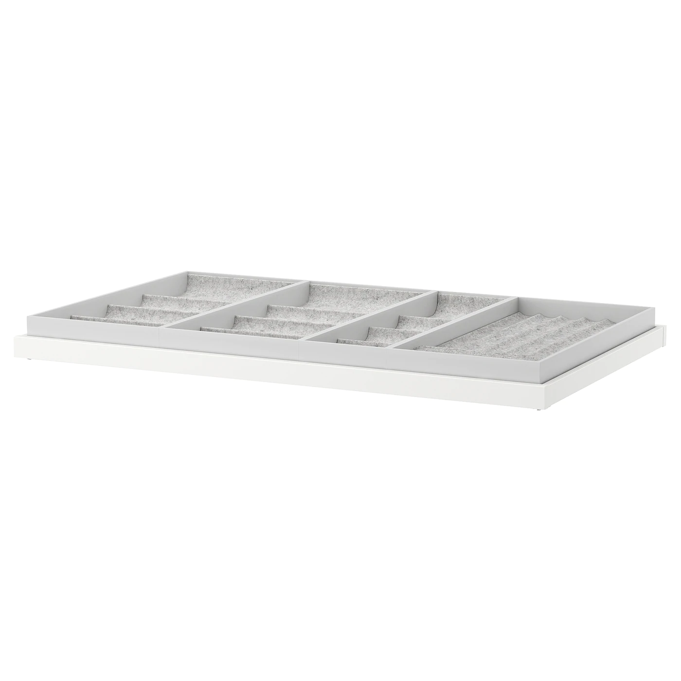 IKEA KOMPLEMENT Pullout Tray With Insert White 39 3/8x22 7/8 " -Ikea Storage solution systems Sales komplement pull out tray with insert white 0583361 pe671166 s5