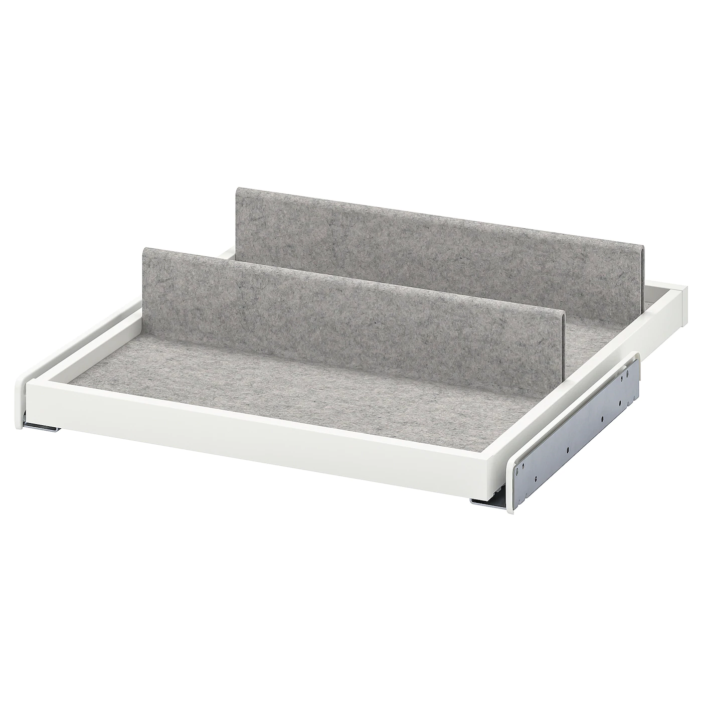 IKEA KOMPLEMENT Pullout Tray With Shoe Insert White/light Gray 19 5/8x22 7/8 " 2 IKEA KOMPLEMENT Pullout Tray With Shoe Insert White/light Gray 19 5/8x22 7/8 " -Ikea Storage solution systems Sales komplement pull out tray with shoe insert white light gray 0834159 pe778201 s5