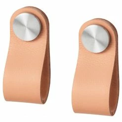 IKEA ÖSTERNÄS Leather Handle Tanned Leather 2 9/16 "