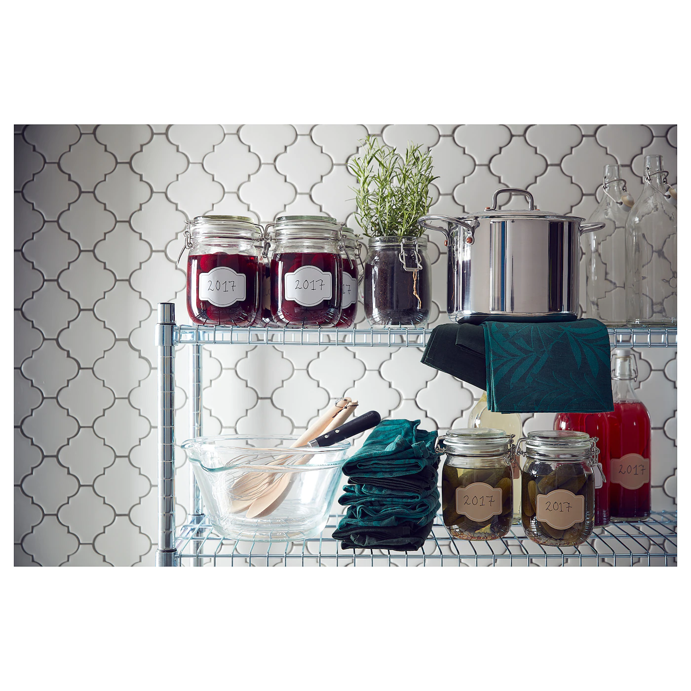 IKEA OMAR Shelf Unit Galvanized 36 1/4x19 5/8x37 " 5 IKEA OMAR Shelf Unit Galvanized 36 1/4x19 5/8x37 " - Image 3