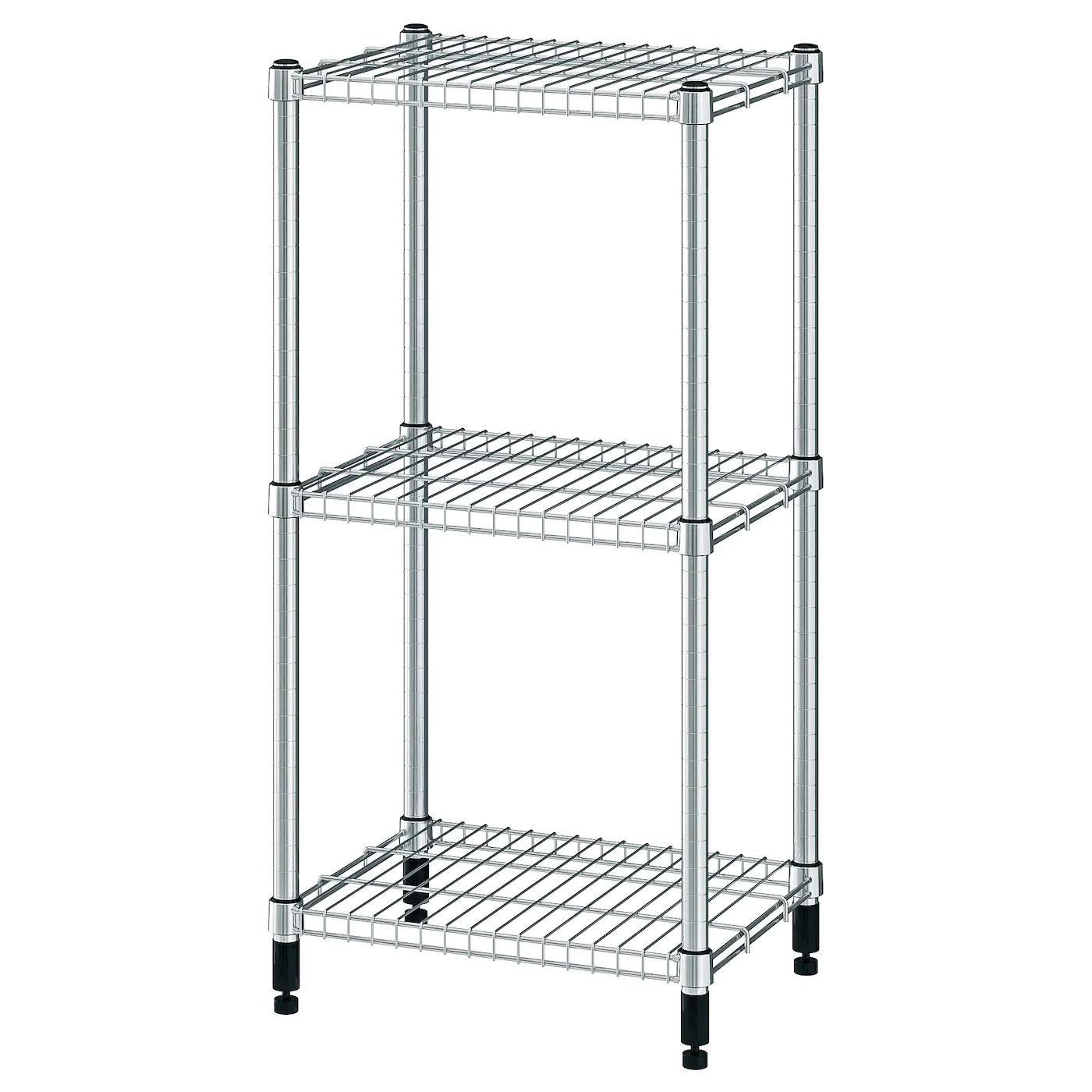 IKEA OMAR Shelf Unit Galvanized 18 1/8x14x37 "