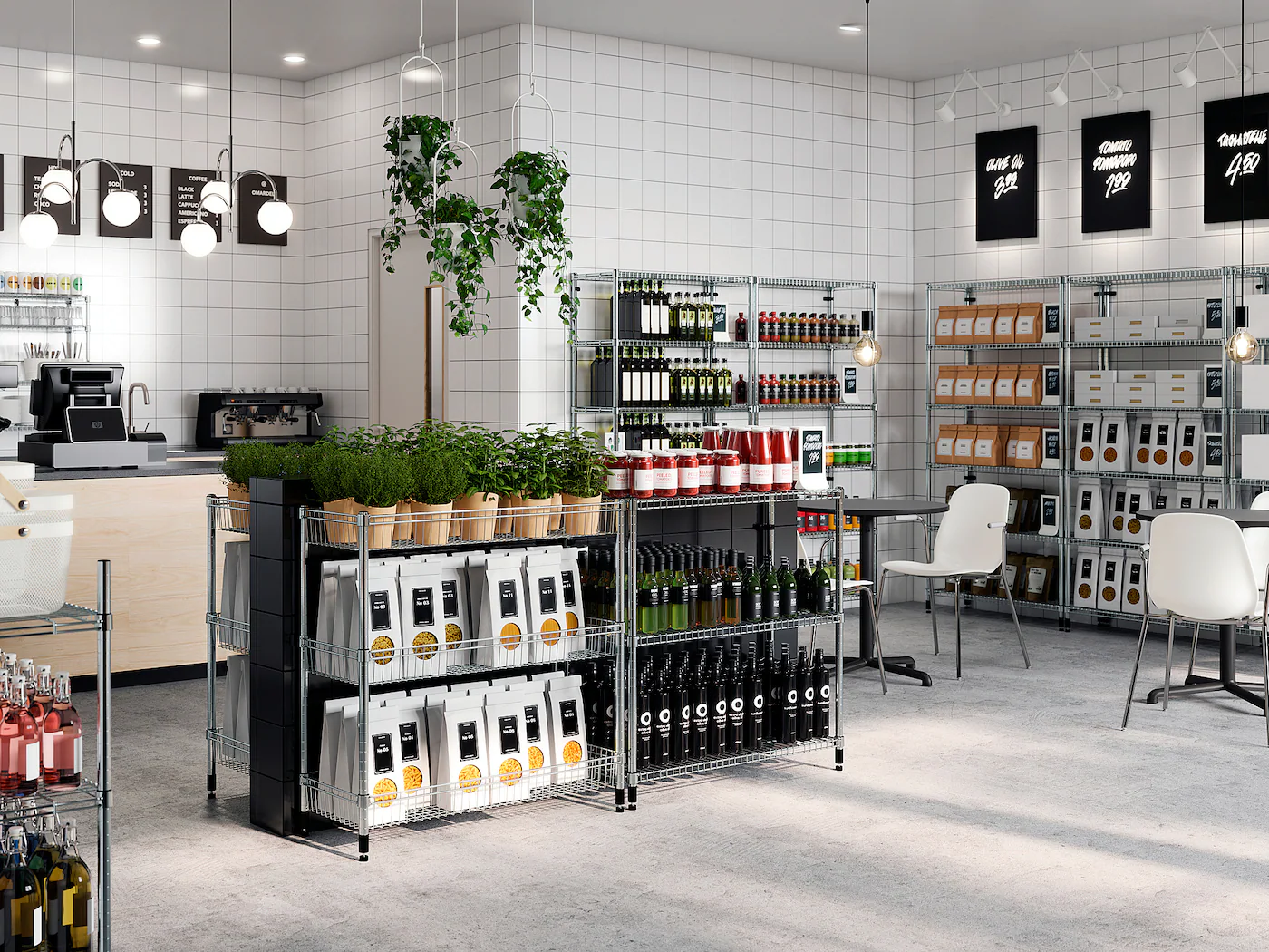 IKEA OMAR Shelf Unit Galvanized 36 1/4x14x37 " 8 IKEA OMAR Shelf Unit Galvanized 36 1/4x14x37 " - Image 7