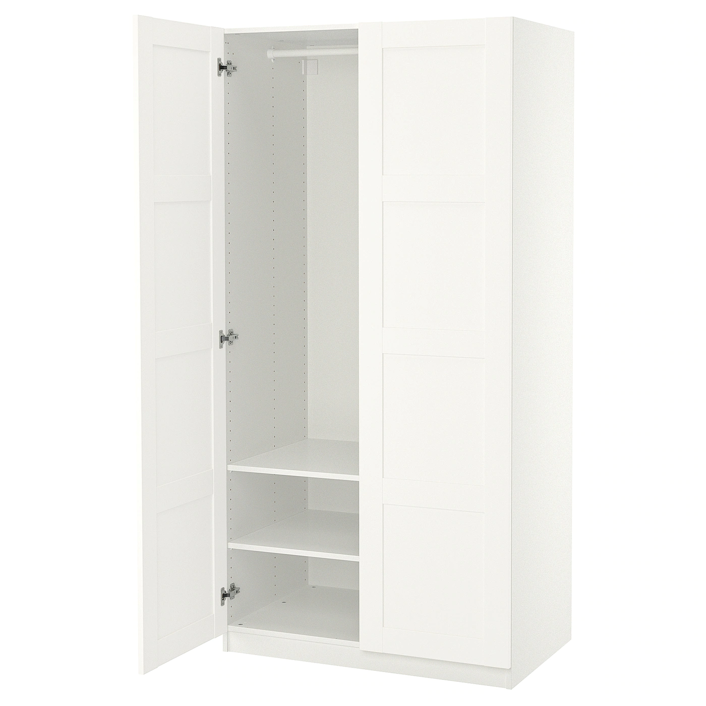 IKEA PAX / BERGSBO Wardrobe White 39 3/8x23 5/8x79 1/4 " 1 IKEA PAX / BERGSBO Wardrobe White 39 3/8x23 5/8x79 1/4 " -Ikea Storage solution systems Sales pax bergsbo wardrobe white 1153750 pe885811 s5