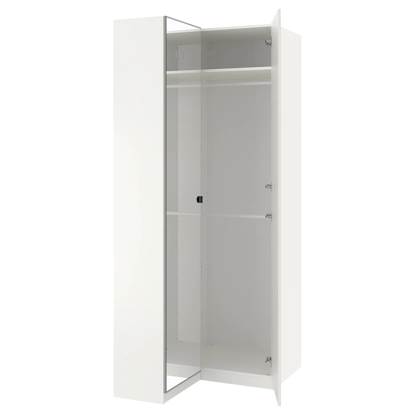 IKEA PAX Corner Wardrobe White/Fardal Vikedal 43 1/2/34 5/8x93 1/8 " 2 IKEA PAX Corner Wardrobe White/Fardal Vikedal 43 1/2/34 5/8x93 1/8 " -Ikea Storage solution systems Sales pax corner wardrobe white fardal vikedal 0626010 pe692560 s5