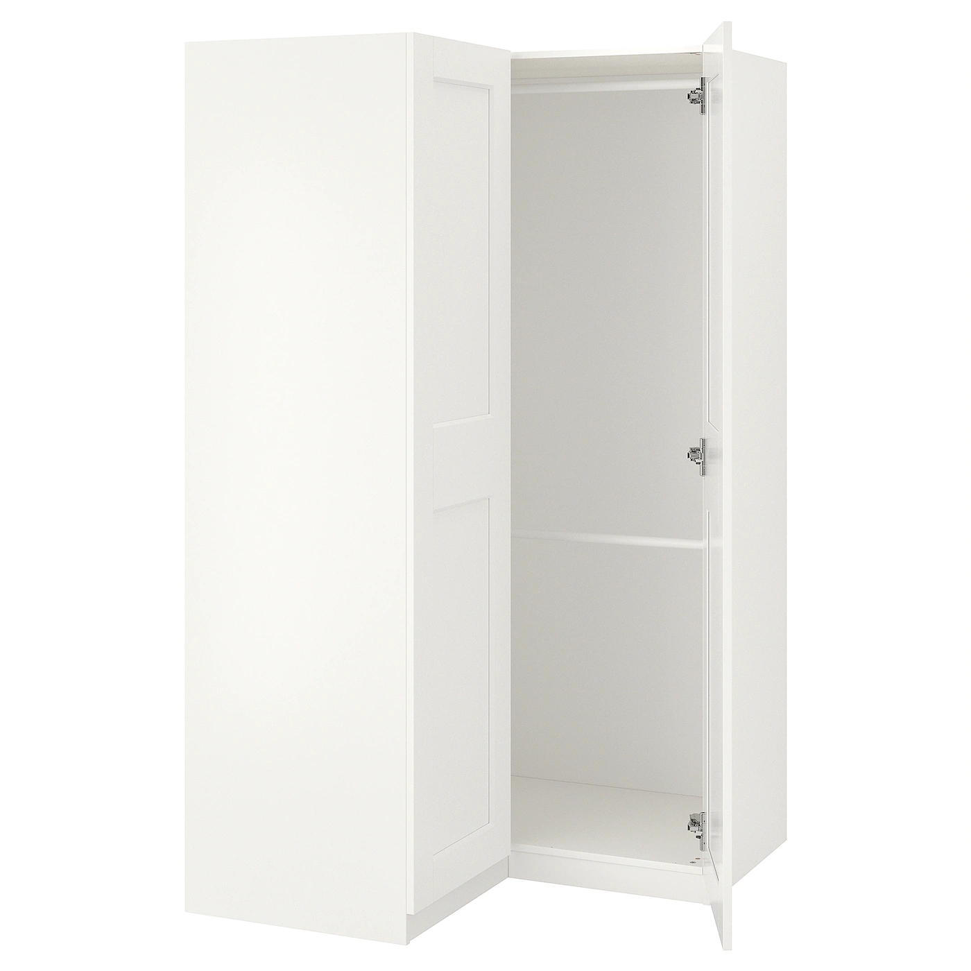 IKEA PAX Corner Wardrobe White/Grimo White 43 1/2/43 1/2x79 1/4 " -Ikea Storage solution systems Sales pax corner wardrobe white grimo white 0626011 pe692559 s5