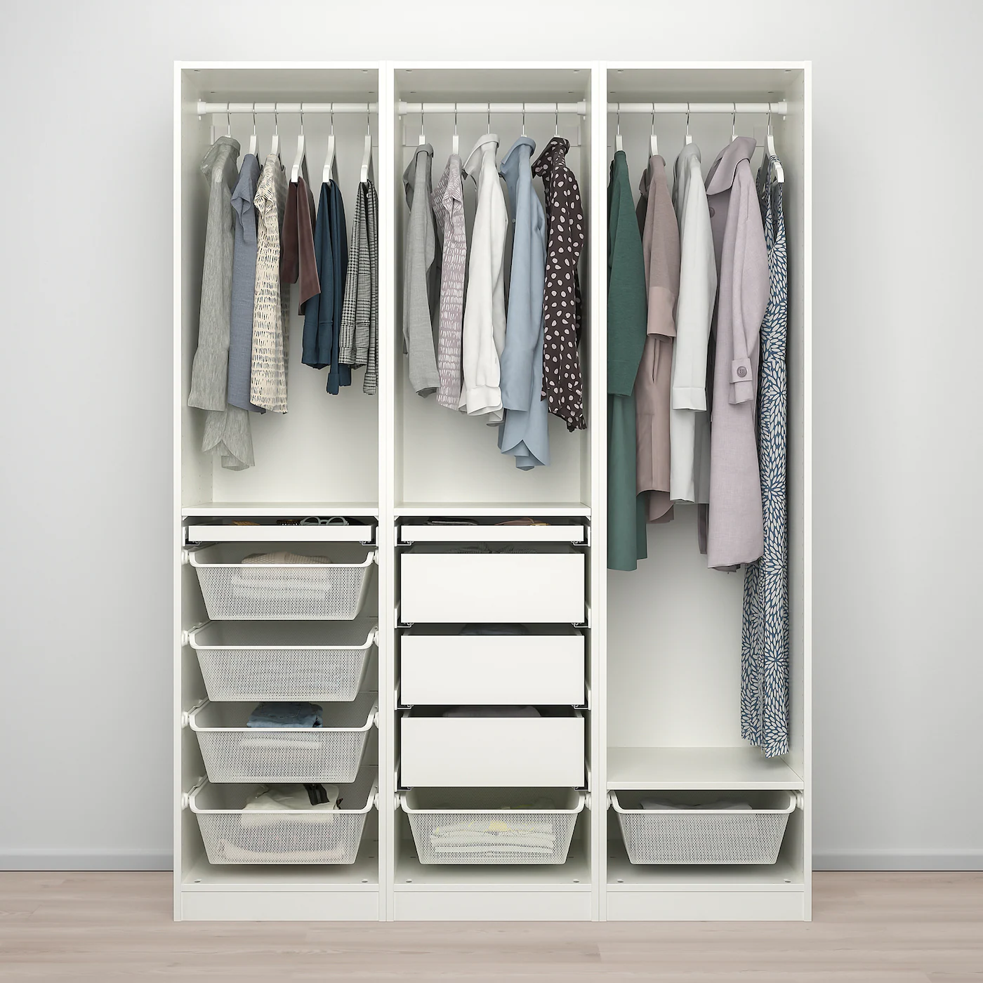 IKEA PAX / FARDAL Wardrobe Combination White/highgloss Light Gray 59x23 5/8x79 1/4 " 4 IKEA PAX / FARDAL Wardrobe Combination White/highgloss Light Gray 59x23 5/8x79 1/4 " - Image 2