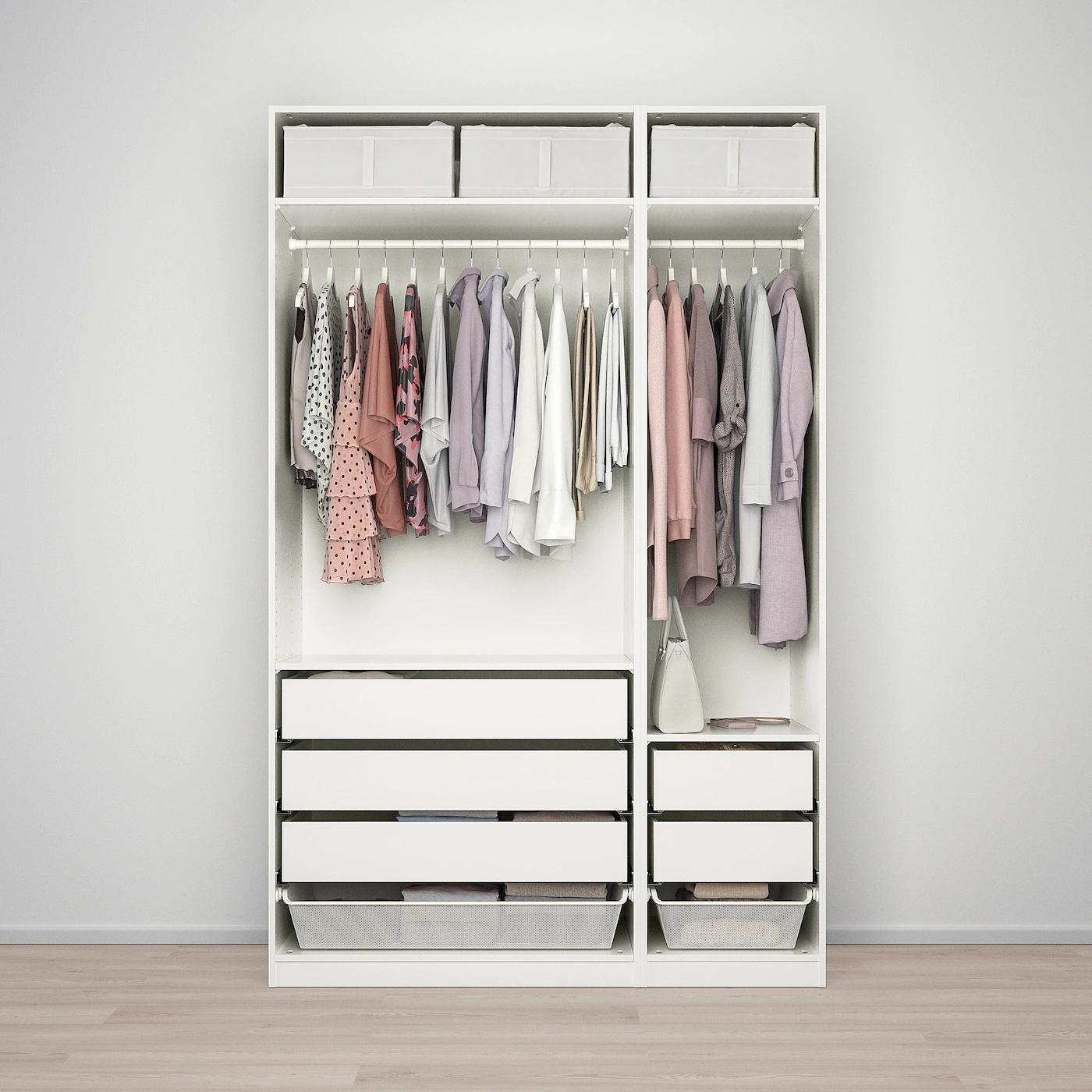 IKEA PAX / FARDAL Wardrobe White/highgloss/white 59x23 5/8x93 1/8 " 5 IKEA PAX / FARDAL Wardrobe White/highgloss/white 59x23 5/8x93 1/8 " - Image 3