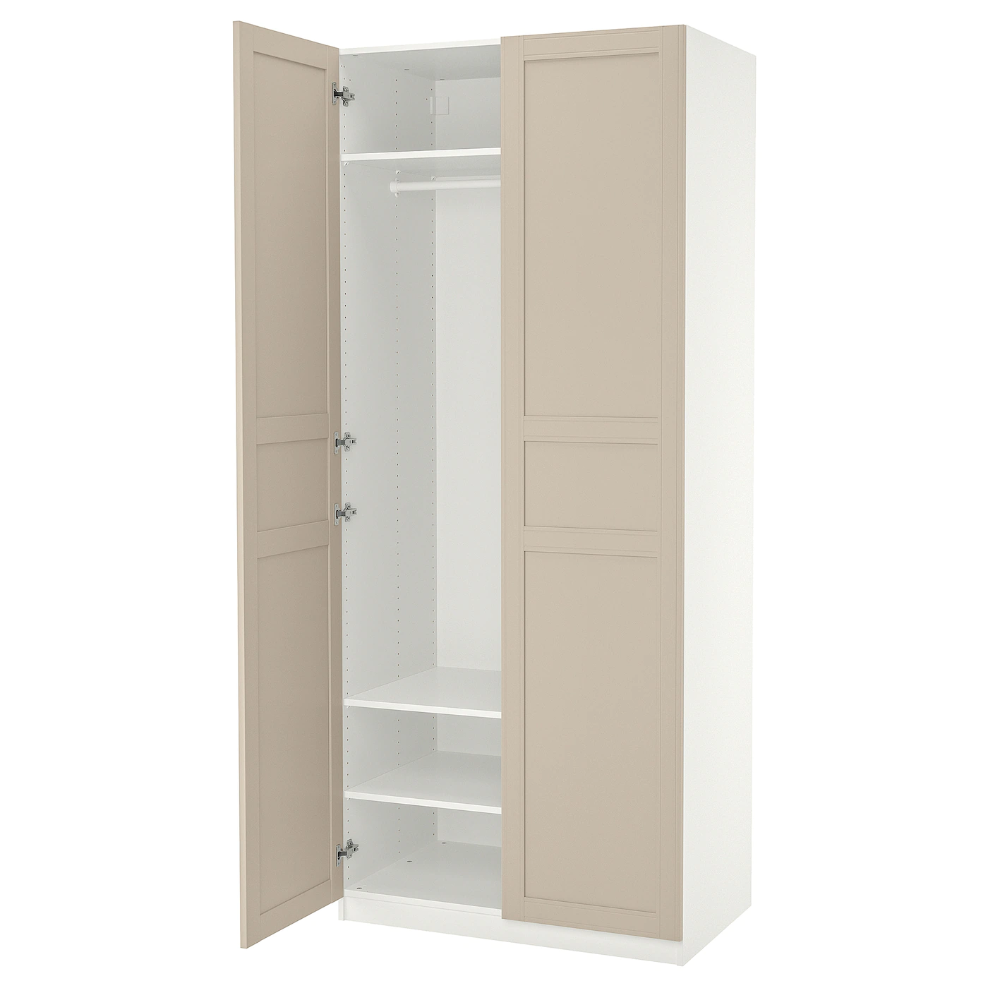 IKEA PAX / FLISBERGET Wardrobe Light Beige 39 3/8x23 5/8x93 1/8 " 2 IKEA PAX / FLISBERGET Wardrobe Light Beige 39 3/8x23 5/8x93 1/8 " -Ikea Storage solution systems Sales pax flisberget wardrobe light beige 1153762 pe885823 s5