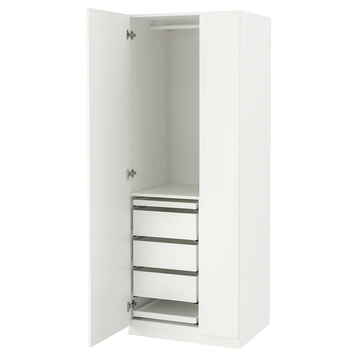 IKEA PAX / FORSAND Wardrobe Combination White 29 1/2x23 5/8x79 1/4 " 1 IKEA PAX / FORSAND Wardrobe Combination White 29 1/2x23 5/8x79 1/4 " -Ikea Storage solution systems Sales pax forsand wardrobe combination white 1085524 pe860133 s5