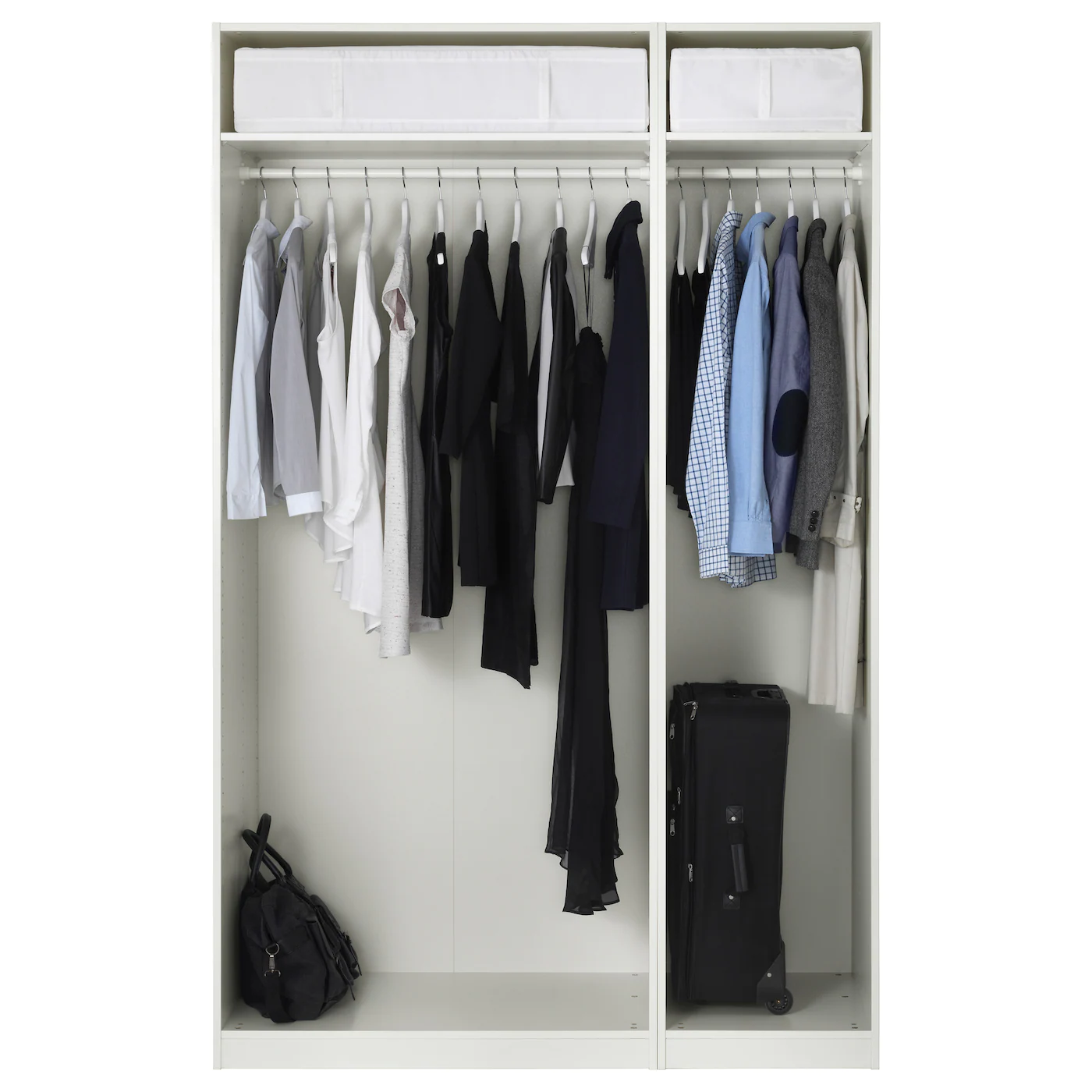 IKEA PAX / FORSAND Wardrobe White/white 59x23 5/8x93 1/8 " 5 IKEA PAX / FORSAND Wardrobe White/white 59x23 5/8x93 1/8 " - Image 3