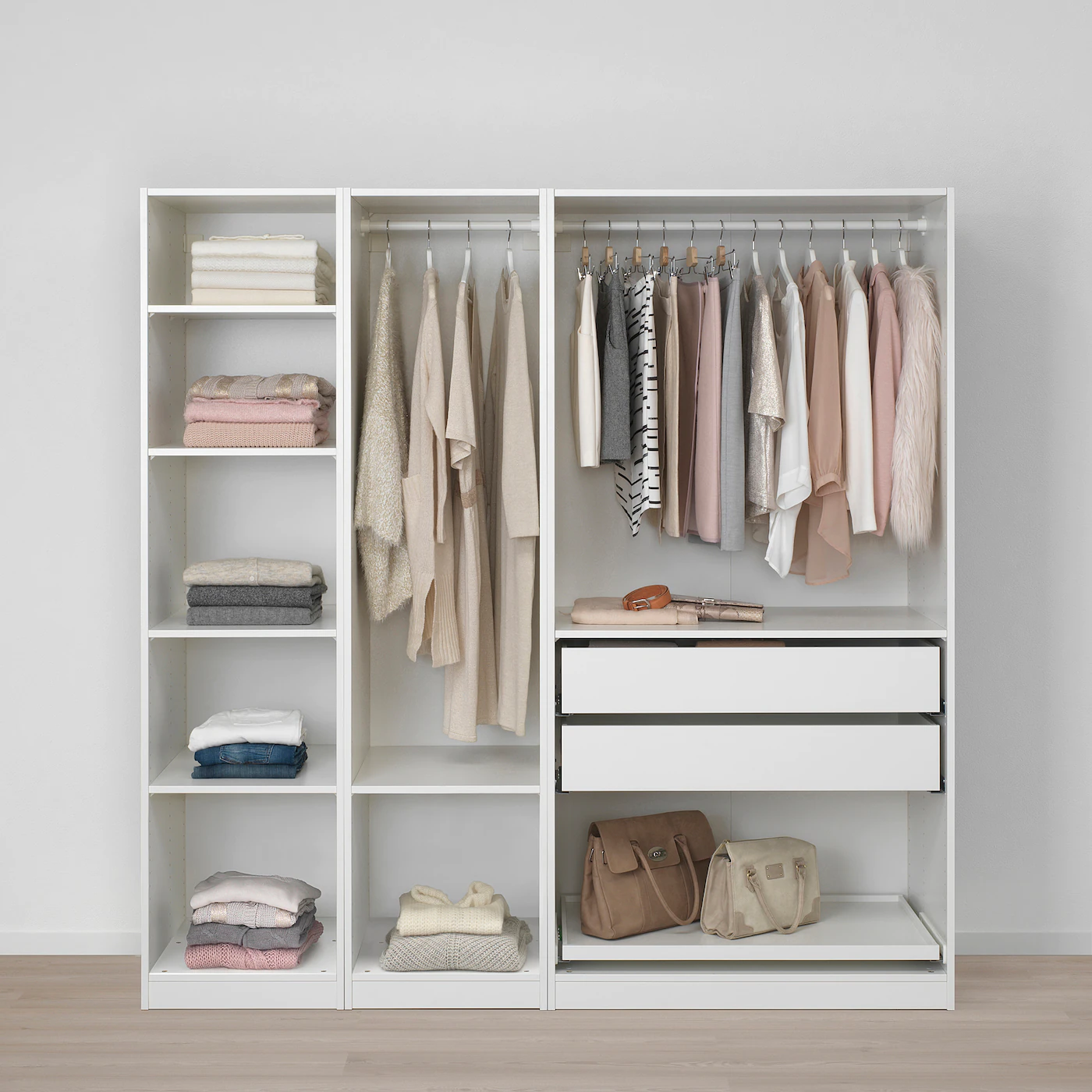 IKEA PAX / GRIMO Wardrobe Combination White/Grimo Gray 78 3/4x23 5/8x79 1/4 " 4 IKEA PAX / GRIMO Wardrobe Combination White/Grimo Gray 78 3/4x23 5/8x79 1/4 " - Image 2