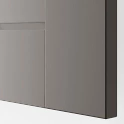 IKEA PAX / GRIMO Wardrobe Combination White/Grimo Gray 34 5/8/43 1/2x93 1/8 " -Ikea Storage solution systems Sales pax grimo wardrobe combination white grimo gray 0928469 pe789883 s5 1