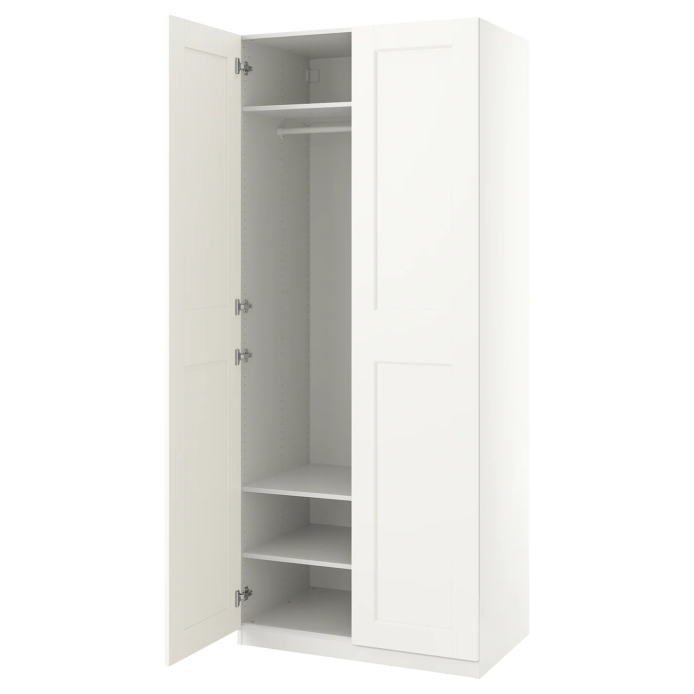 IKEA PAX / GRIMO Wardrobe White 39 3/8x23 5/8x93 1/8 " 2 IKEA PAX / GRIMO Wardrobe White 39 3/8x23 5/8x93 1/8 " -Ikea Storage solution systems Sales pax grimo wardrobe white 1154695 pe886255 s5