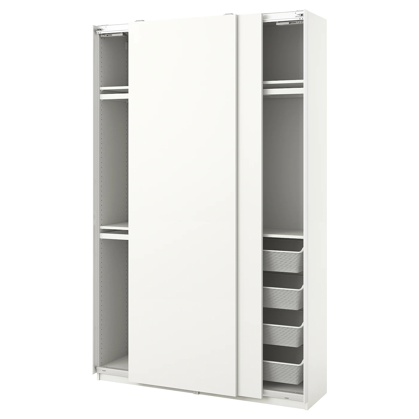 IKEA PAX / HASVIK Wardrobe Combination White 59x17 3/8x93 1/8 "