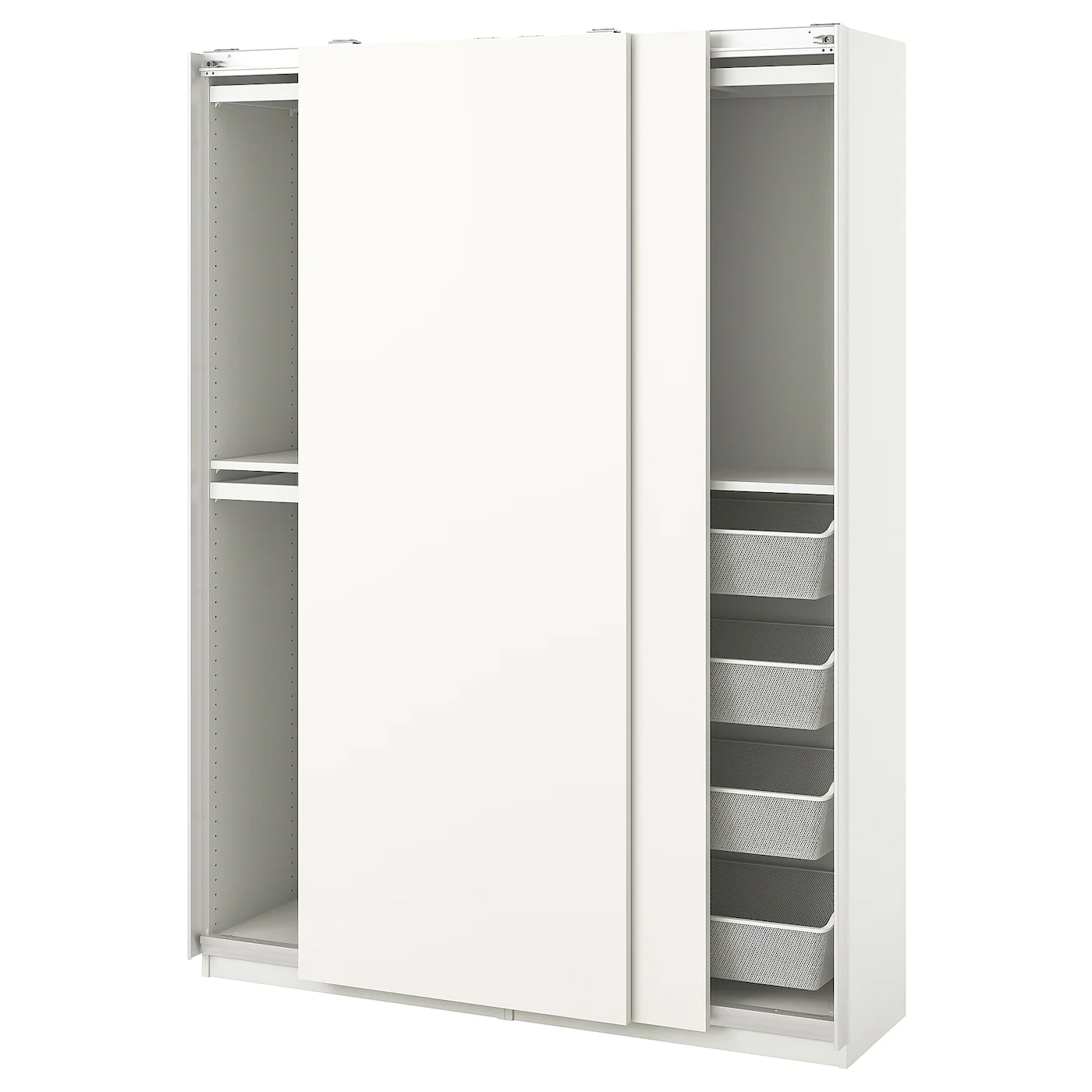 IKEA PAX / HASVIK Wardrobe Combination White 59x17 3/8x79 1/4 " 2 IKEA PAX / HASVIK Wardrobe Combination White 59x17 3/8x79 1/4 " -Ikea Storage solution systems Sales pax hasvik wardrobe combination white 0829864 pe776777 s5