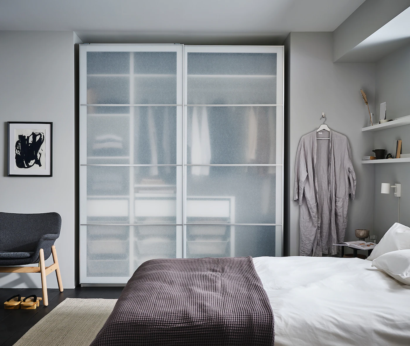 IKEA PAX / SVARTISDAL Wardrobe Combination White White/paper Effect 78 3/4x26x79 1/4 " 5 IKEA PAX / SVARTISDAL Wardrobe Combination White White/paper Effect 78 3/4x26x79 1/4 " - Image 3