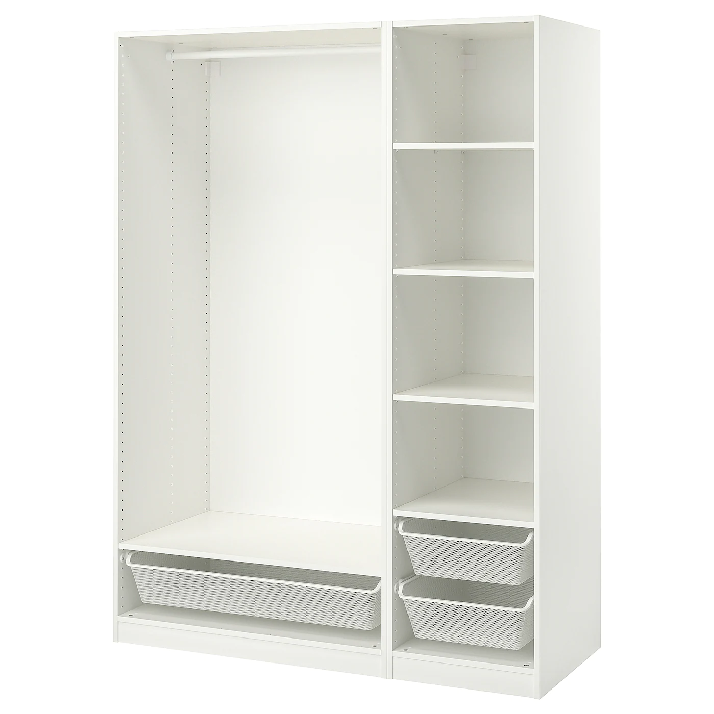 IKEA PAX Wardrobe Combination White 59x22 7/8x79 1/8 "