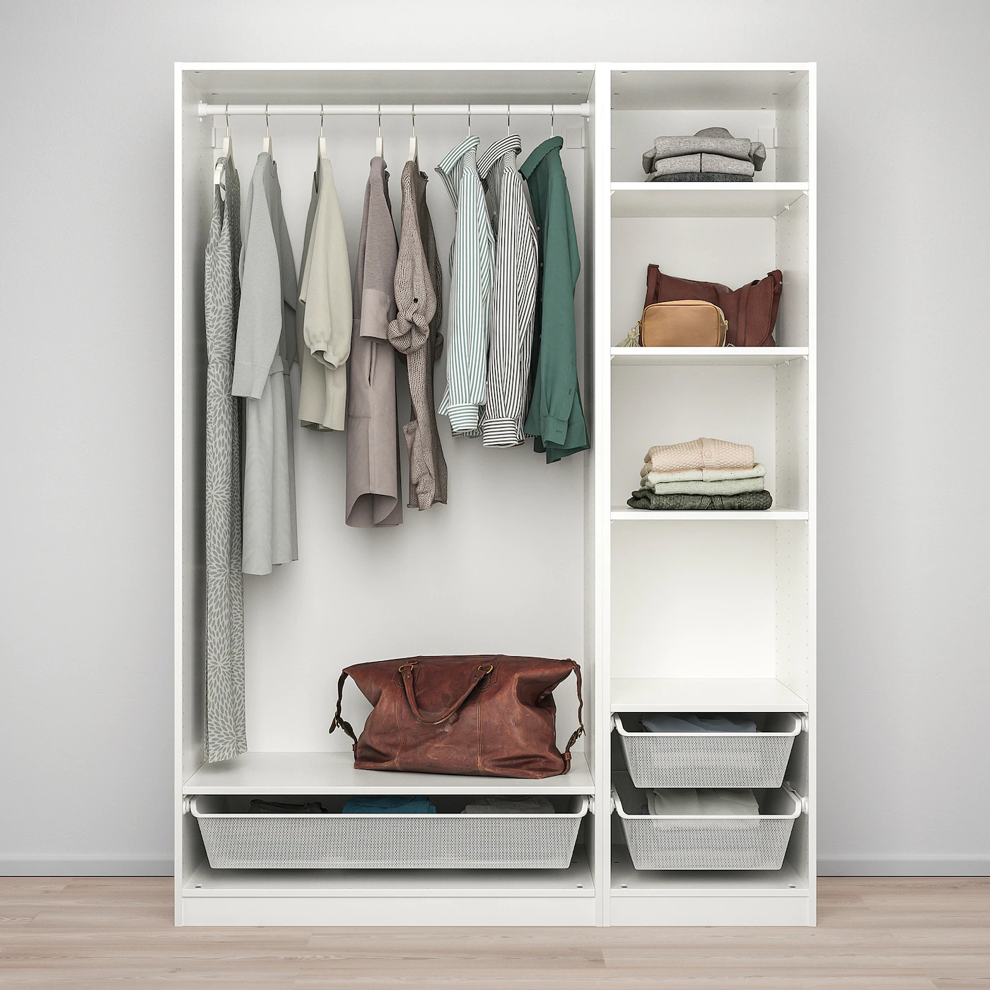 IKEA PAX Wardrobe Combination White 59x22 7/8x79 1/8 " 5 IKEA PAX Wardrobe Combination White 59x22 7/8x79 1/8 " - Image 3