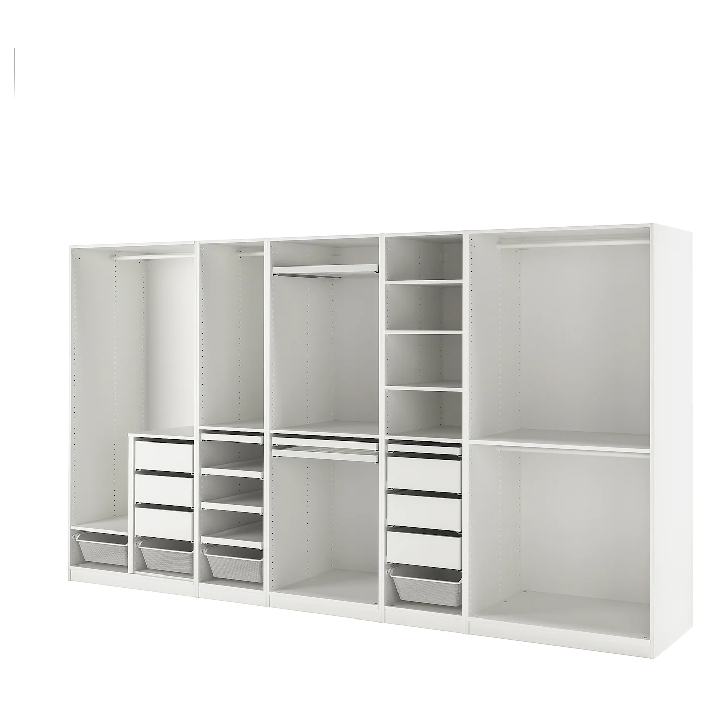 IKEA PAX Wardrobe Combination White 147 5/8x22 7/8x79 1/4 " -Ikea Storage solution systems Sales pax wardrobe combination white 0988425 pe818104 s5