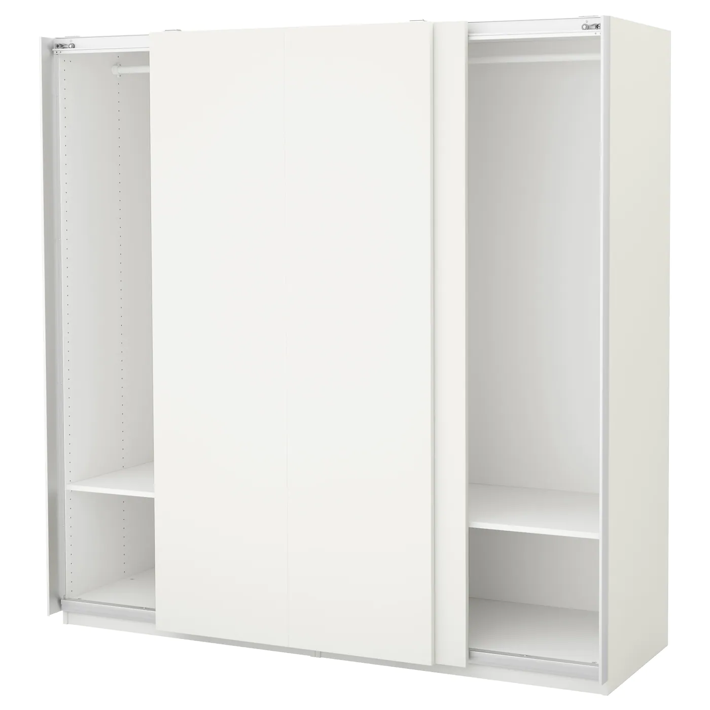 IKEA PAX Wardrobe White/Hasvik White 78 3/4x26x79 1/4 "