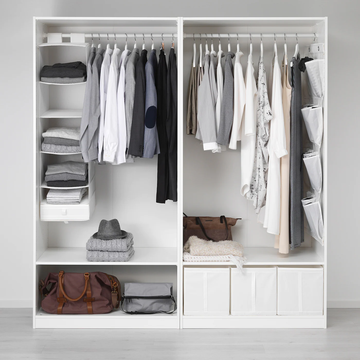 IKEA PAX Wardrobe White/Hasvik White 78 3/4x26x79 1/4 " 6 IKEA PAX Wardrobe White/Hasvik White 78 3/4x26x79 1/4 " - Image 4