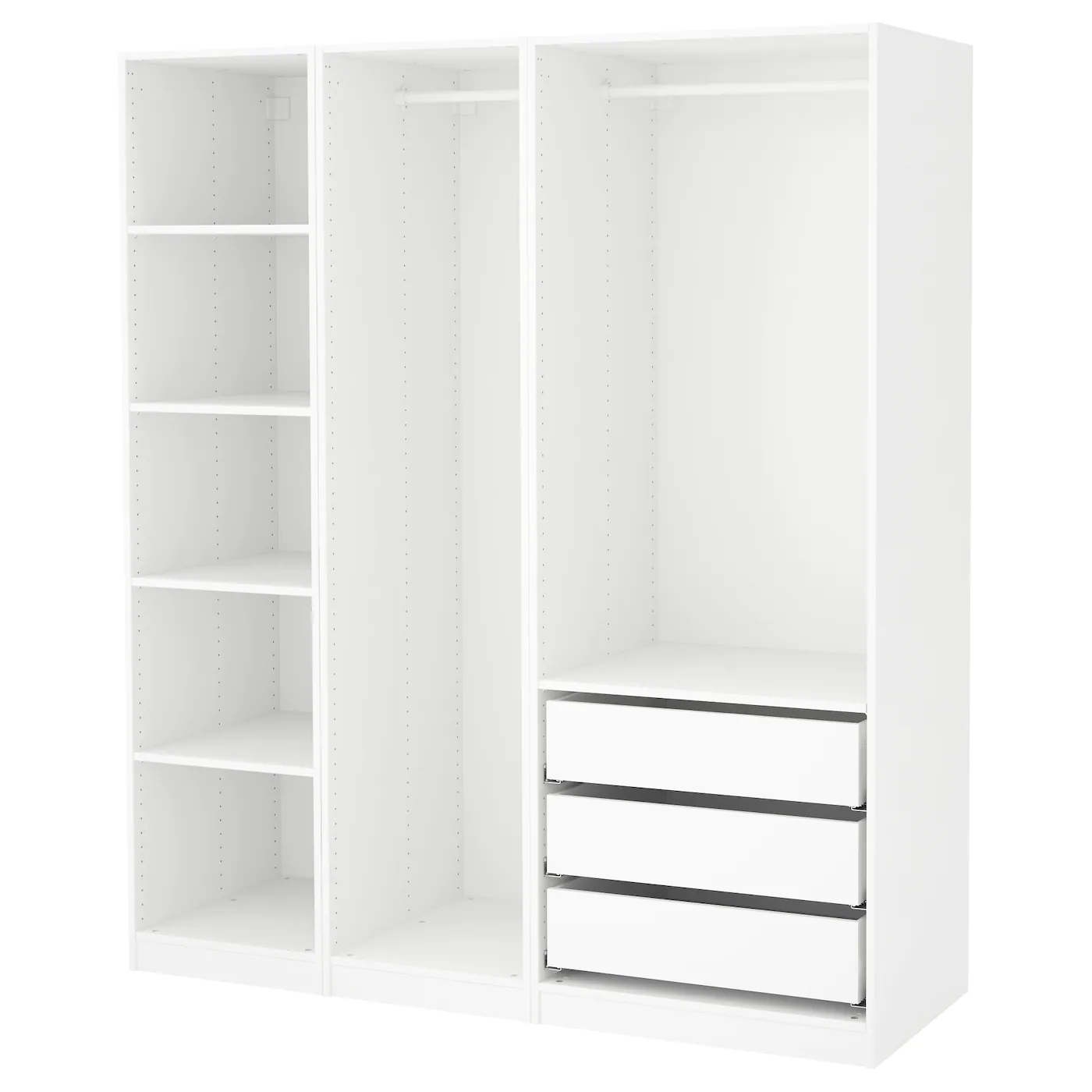 IKEA PAX Wardrobe White 68 7/8x22 7/8x79 1/4 " -Ikea Storage solution systems Sales pax wardrobe white 0383291 pe557275 s5