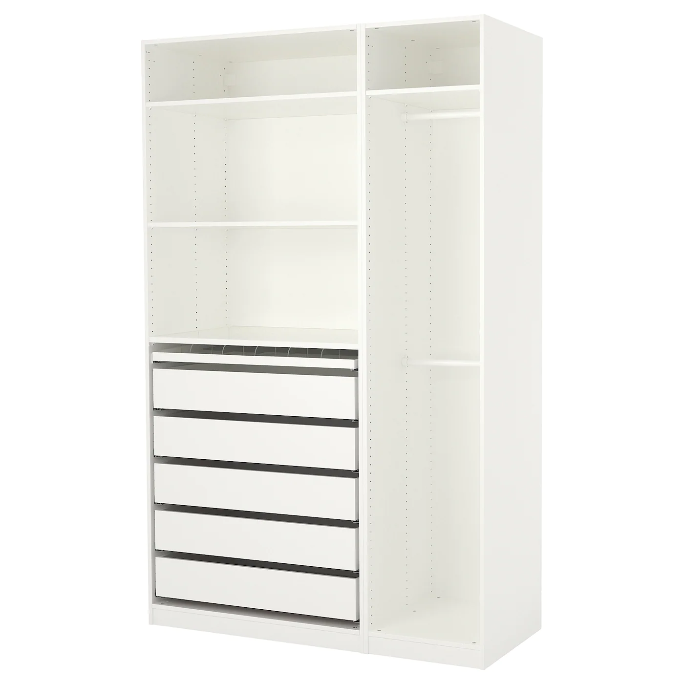 IKEA PAX Wardrobe White 59x22 7/8x93 1/8 " -Ikea Storage solution systems Sales pax wardrobe white 0563708 pe663960 s5