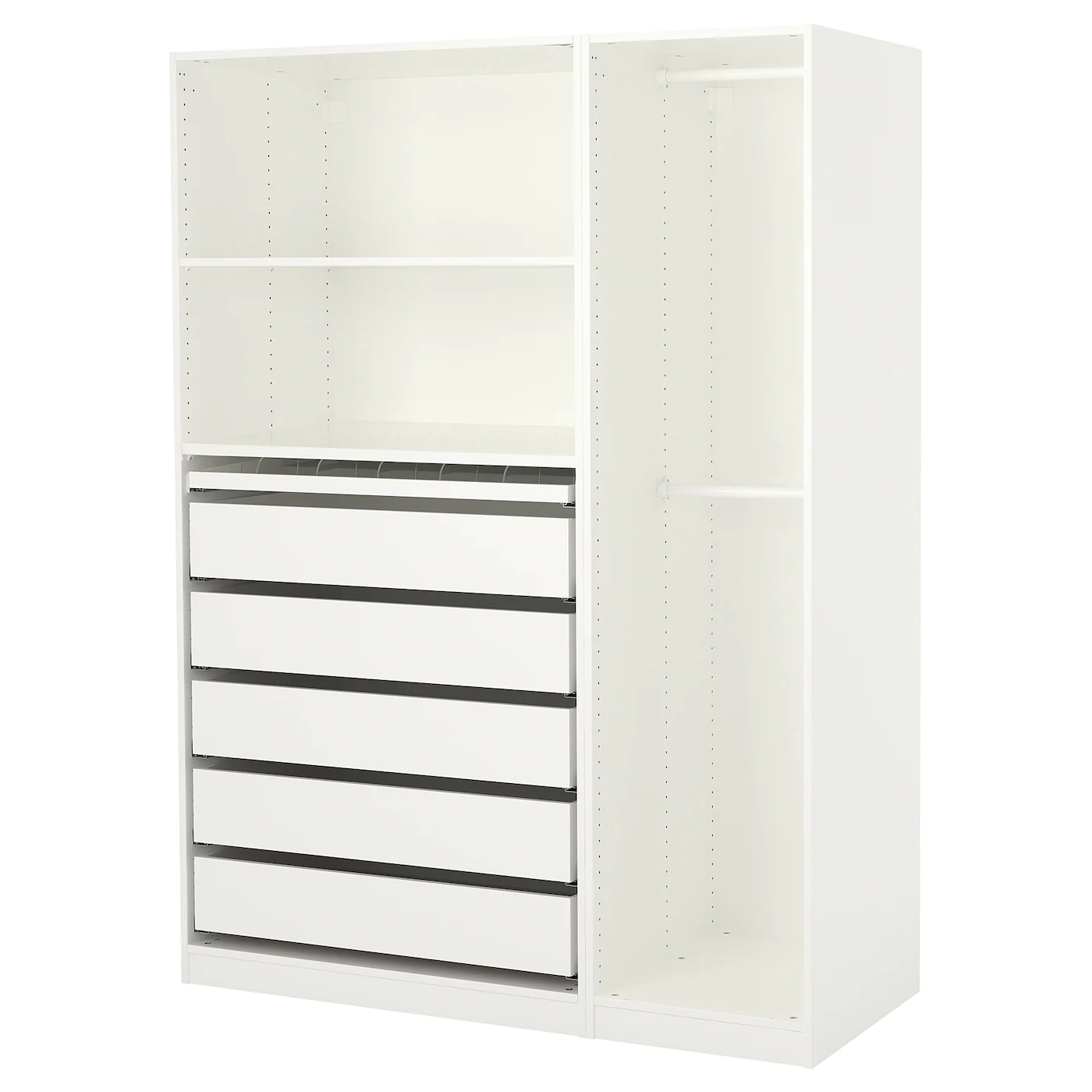 IKEA PAX Wardrobe White 59x22 7/8x79 1/4 " -Ikea Storage solution systems Sales pax wardrobe white 0563729 pe663962 s5