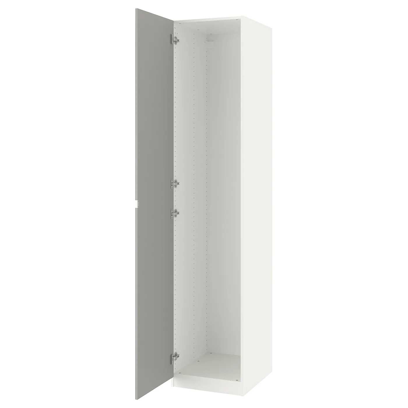 IKEA PAX Wardrobe With 1 Door White/Vikedal Mirror Glass 19 5/8x23 3/4x93 1/8 "