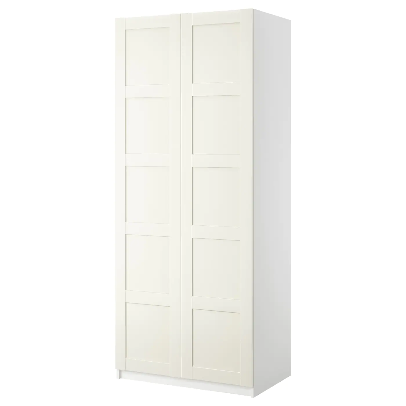IKEA PAX Wardrobe With 2 Doors White/Bergsbo White 39 3/8x23 5/8x79 1/4 " 2 IKEA PAX Wardrobe With 2 Doors White/Bergsbo White 39 3/8x23 5/8x79 1/4 " -Ikea Storage solution systems Sales pax wardrobe with 2 doors white bergsbo white 0096110 pe235587 s5