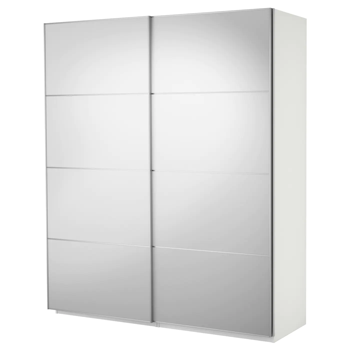 IKEA PAX Wardrobe With Sliding Doors White/Auli Mirror Glass 78 3/4x26x93 1/8 " 4 IKEA PAX Wardrobe With Sliding Doors White/Auli Mirror Glass 78 3/4x26x93 1/8 " - Image 2