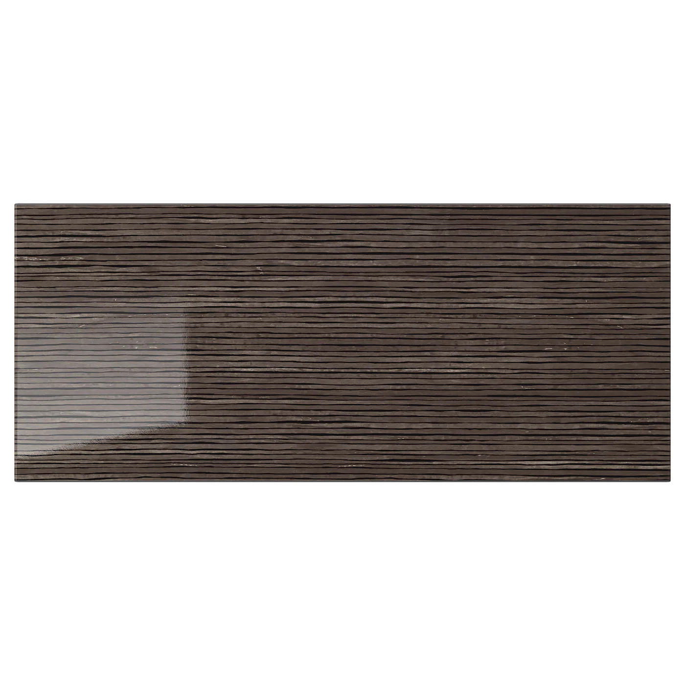 IKEA SELSVIKEN Drawer Front Patterned High Gloss Brown 23 5/8x10 1/4 "