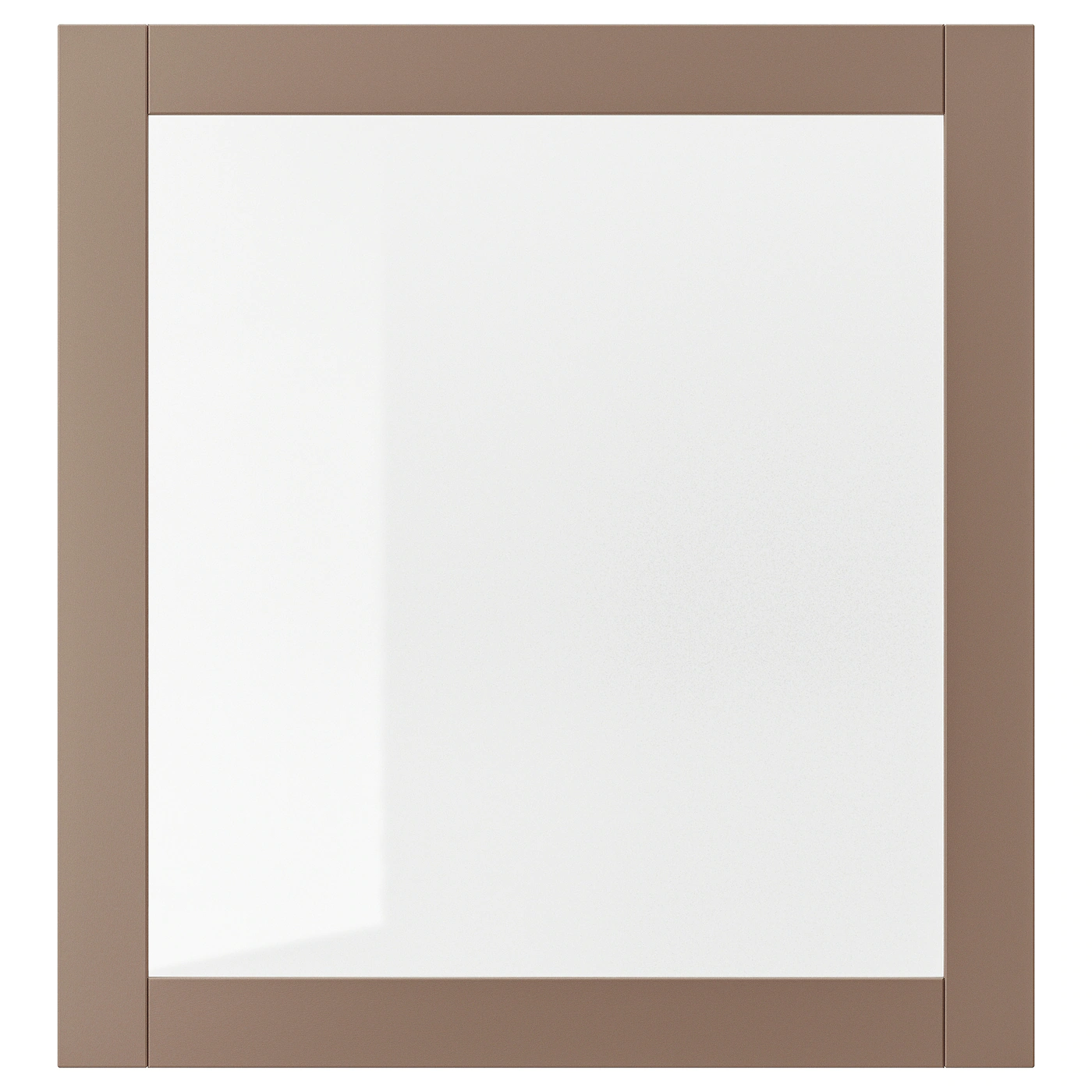 IKEA SINDVIK Glass Door Light Graybrown/clear Glass 23 5/8x25 1/4 "