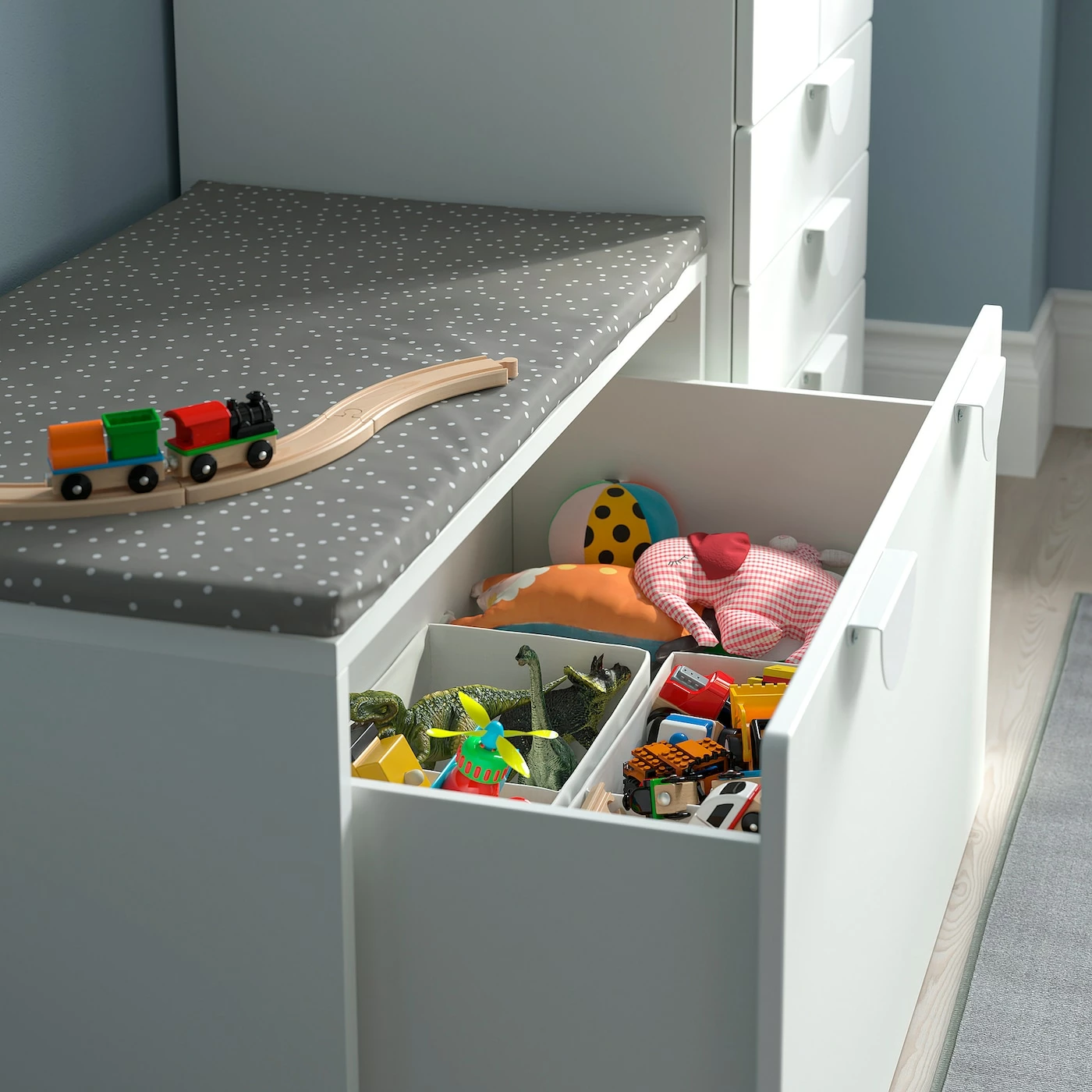 IKEA SMÅSTAD Bench With Toy Storage White/white 35 3/8x20 1/2x18 7/8 " 10 IKEA SMÅSTAD Bench With Toy Storage White/white 35 3/8x20 1/2x18 7/8 " - Image 9