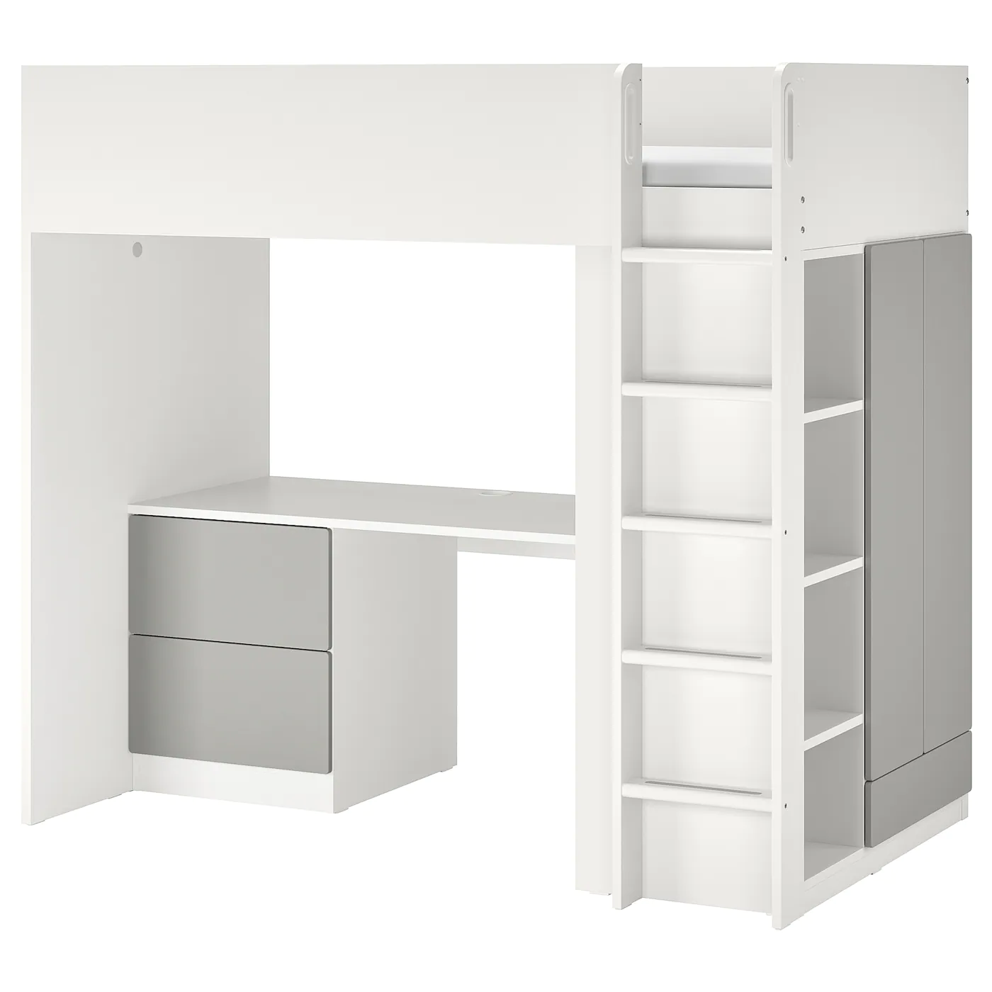 IKEA SMÅSTAD Loft Bed White Green/with Desk With 3 Drawers Twin 5 IKEA SMÅSTAD Loft Bed White Green/with Desk With 3 Drawers Twin - Image 4