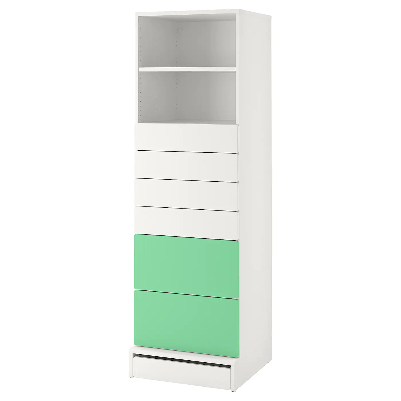 IKEA SMÅSTAD / UPPFÖRA Bookcase White Pale Pink/with 6 Drawers 23 5/8x24 3/4x77 1/8 " 8 IKEA SMÅSTAD / UPPFÖRA Bookcase White Pale Pink/with 6 Drawers 23 5/8x24 3/4x77 1/8 " - Image 6