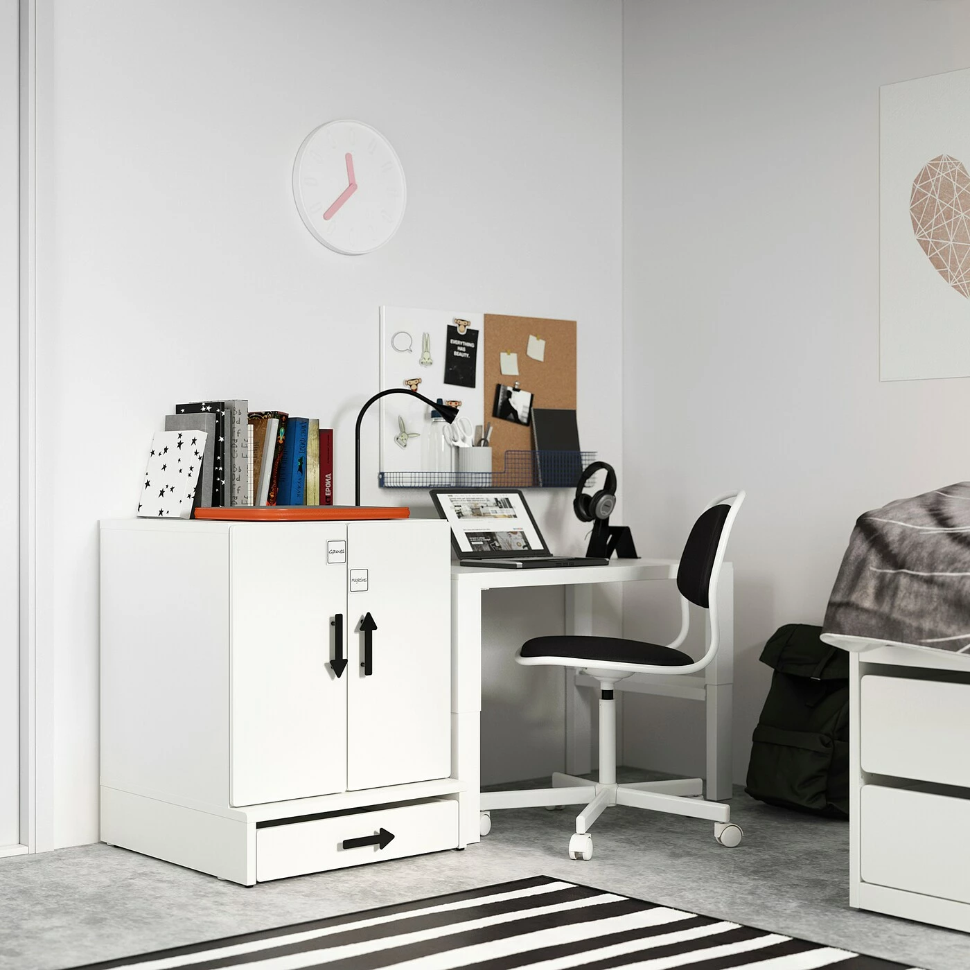 IKEA SMÅSTAD / UPPFÖRA Cabinet White White/with 1 Shelf 23 5/8x24 3/4x29 7/8 " 5 IKEA SMÅSTAD / UPPFÖRA Cabinet White White/with 1 Shelf 23 5/8x24 3/4x29 7/8 " - Image 3