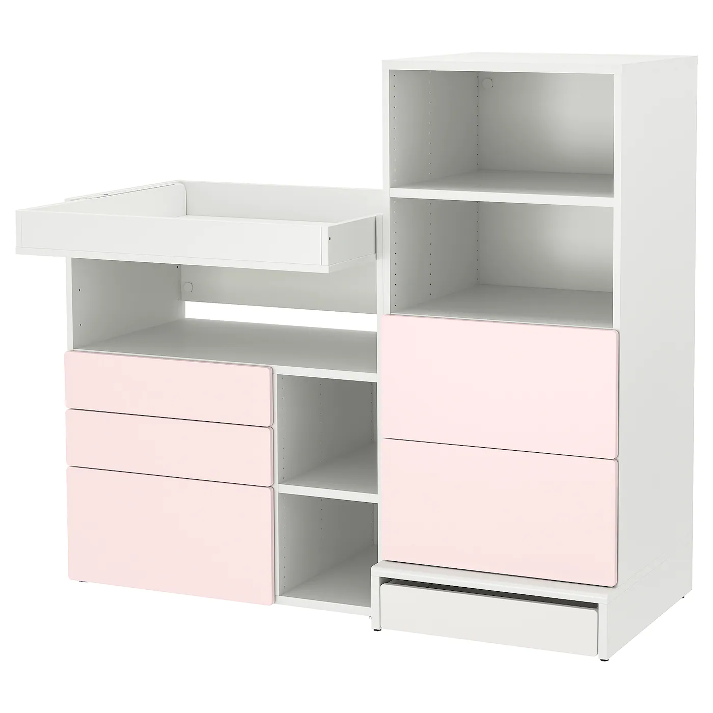 IKEA SMÅSTAD / UPPFÖRA Changing Table White White/with Bookcase 59x31 1/2x53 1/2 " 7 IKEA SMÅSTAD / UPPFÖRA Changing Table White White/with Bookcase 59x31 1/2x53 1/2 " - Image 5