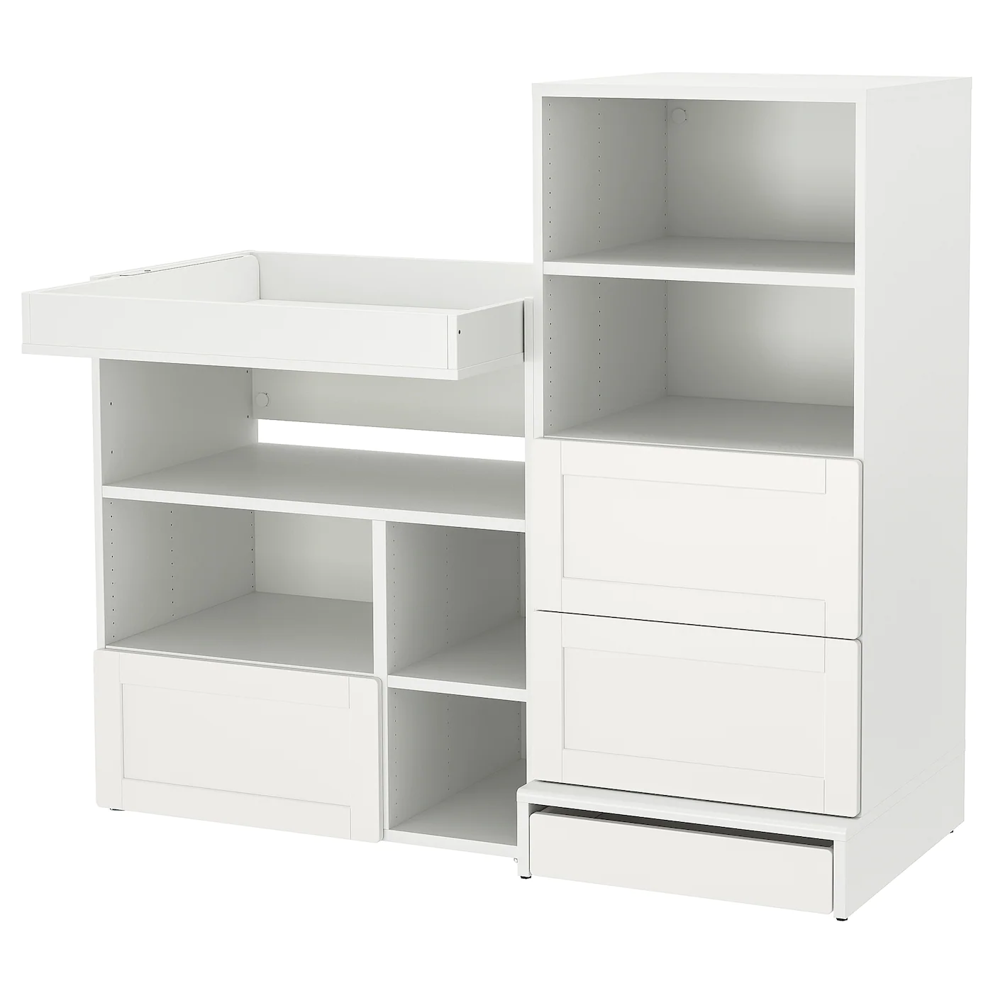 IKEA SMÅSTAD / UPPFÖRA Changing Table White White/with Bookcase 59x31 1/2x53 1/2 " 8 IKEA SMÅSTAD / UPPFÖRA Changing Table White White/with Bookcase 59x31 1/2x53 1/2 " - Image 6