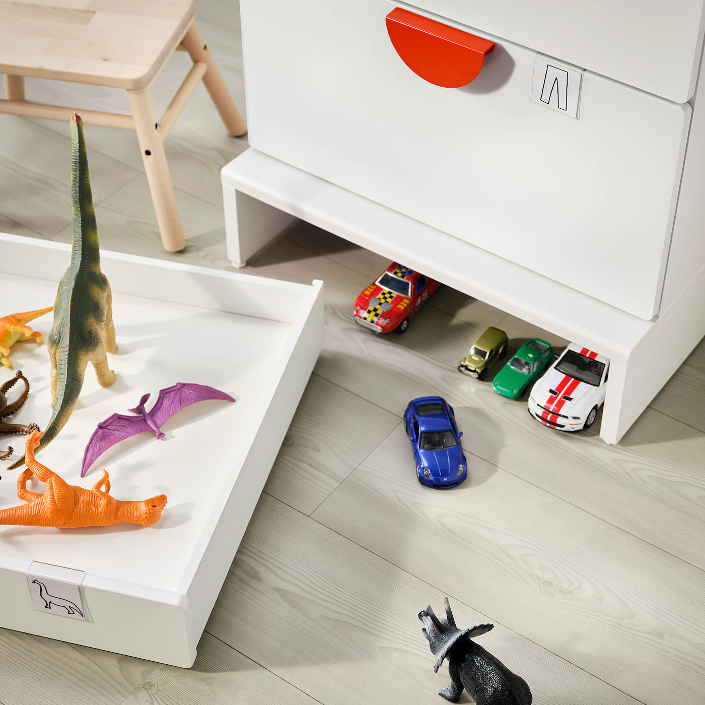 IKEA SMÅSTAD / UPPFÖRA Wardrobe White Gray/with 3 Drawers 23 5/8x24 3/4x77 1/8 " 9 IKEA SMÅSTAD / UPPFÖRA Wardrobe White Gray/with 3 Drawers 23 5/8x24 3/4x77 1/8 " - Image 7