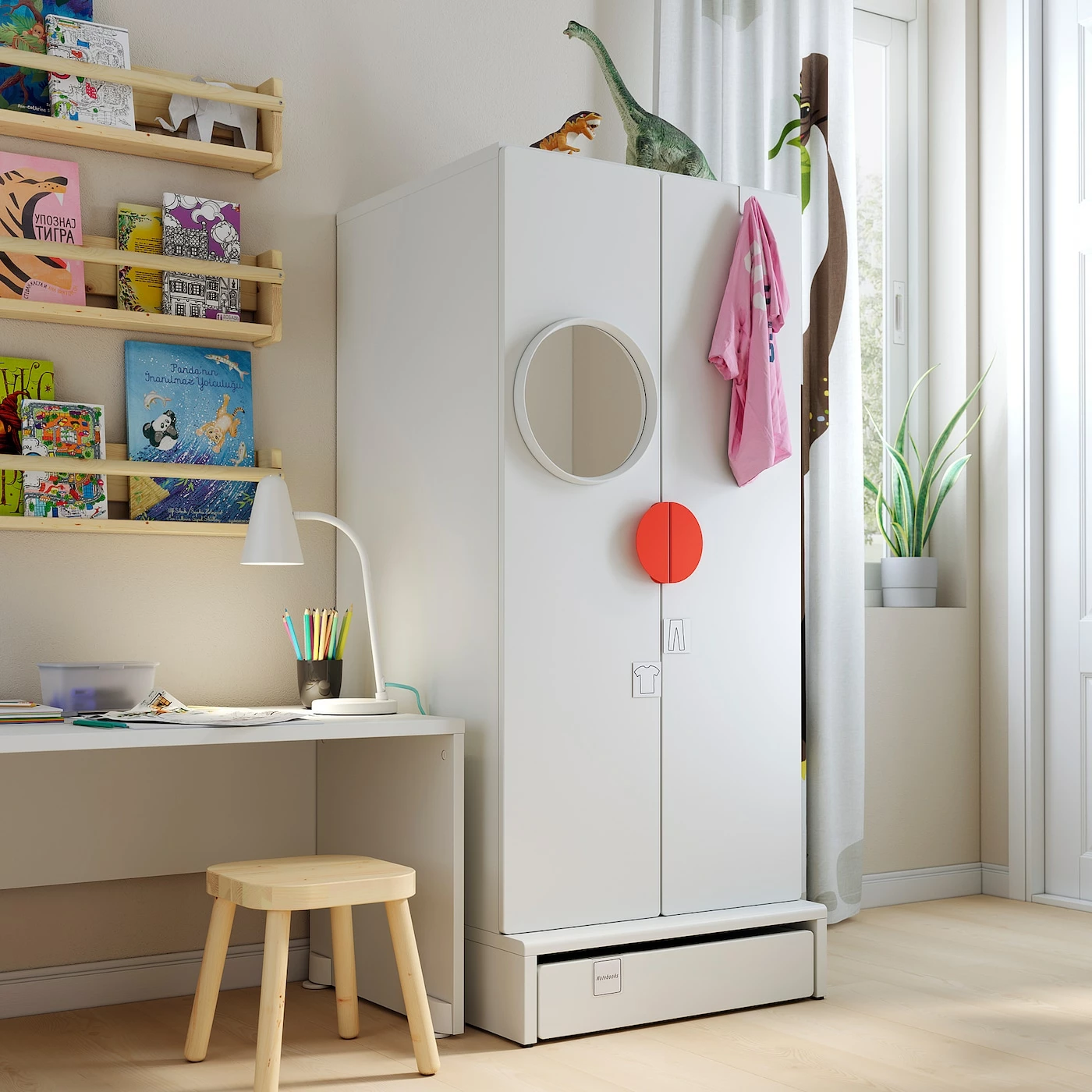 IKEA SMÅSTAD / UPPFÖRA Wardrobe White/white 23 5/8x24 3/4x53 1/2 " 4 IKEA SMÅSTAD / UPPFÖRA Wardrobe White/white 23 5/8x24 3/4x53 1/2 " - Image 2